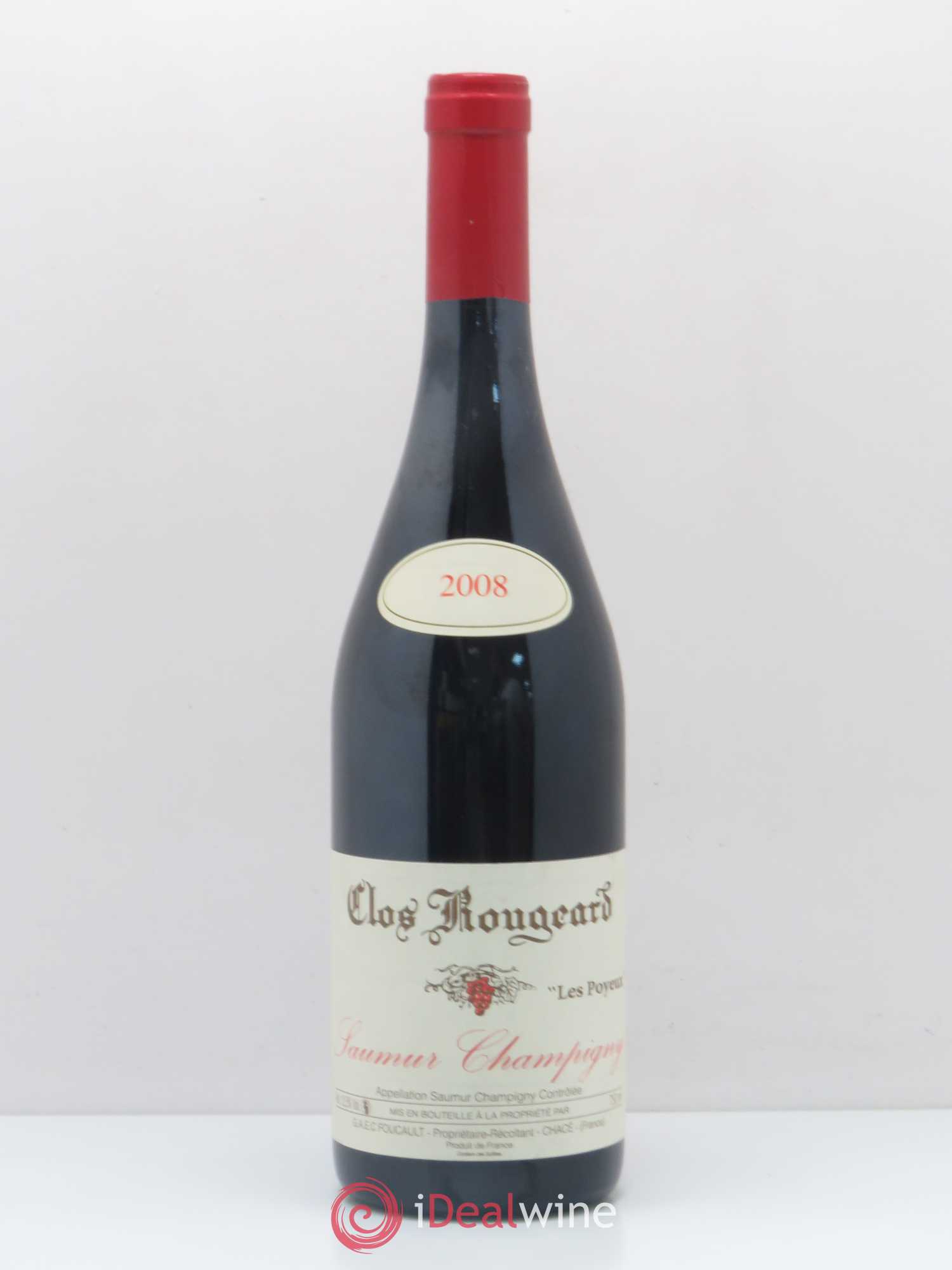Saumur-Champigny Les Poyeux Clos Rougeard 2008 - Lot de 1 bouteille - 0