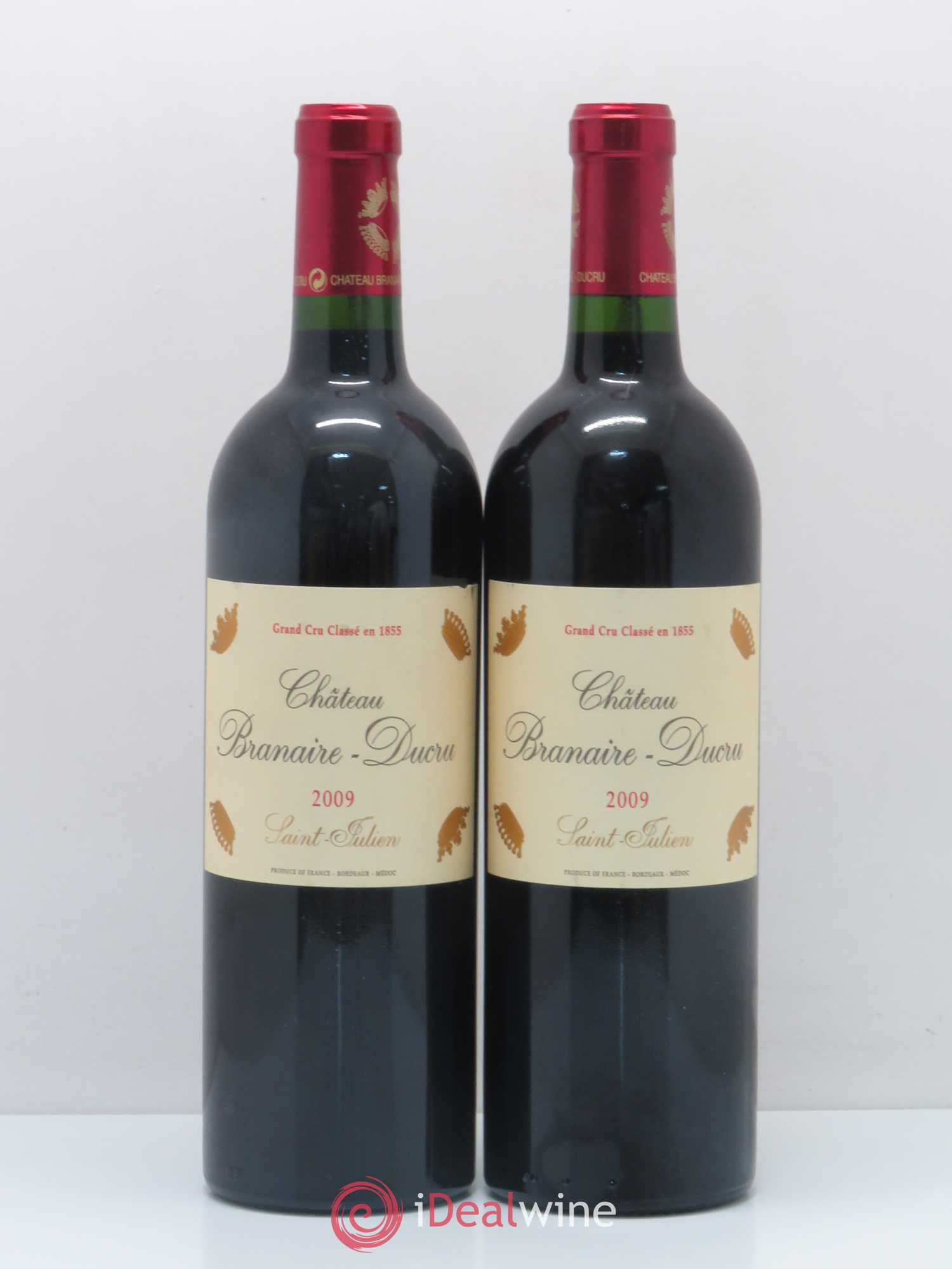 Château Branaire Ducru 4ème Grand Cru Classé 2009 - Lot de 2 bouteilles - 0