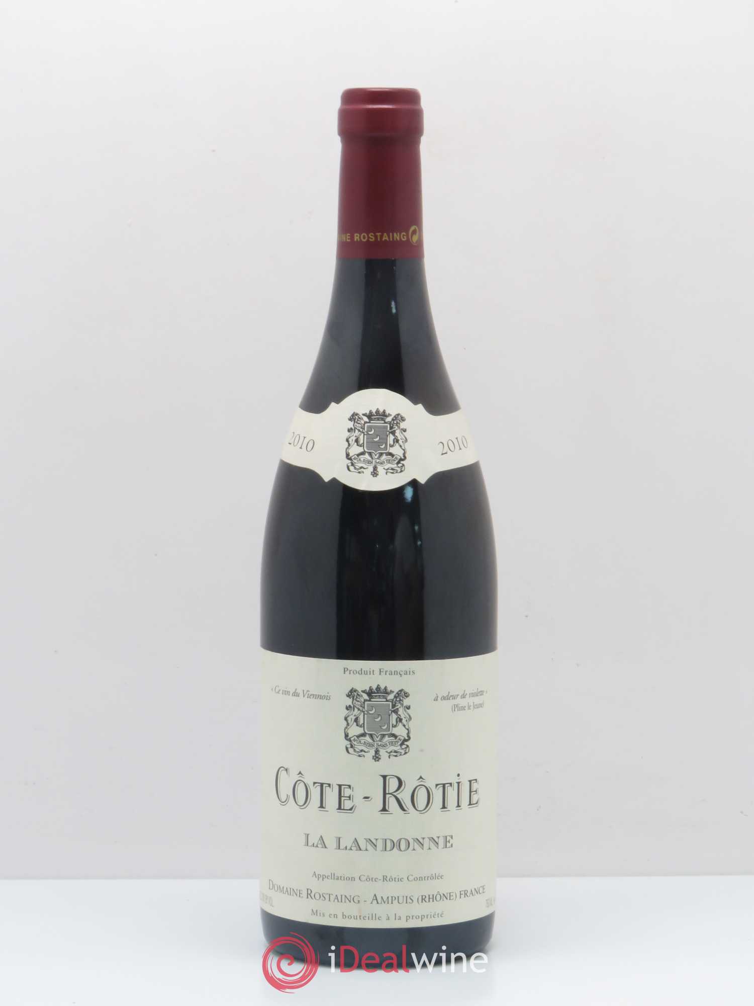 Côte-Rôtie La Landonne René Rostaing 2010 - Lot de 1 bouteille - 0