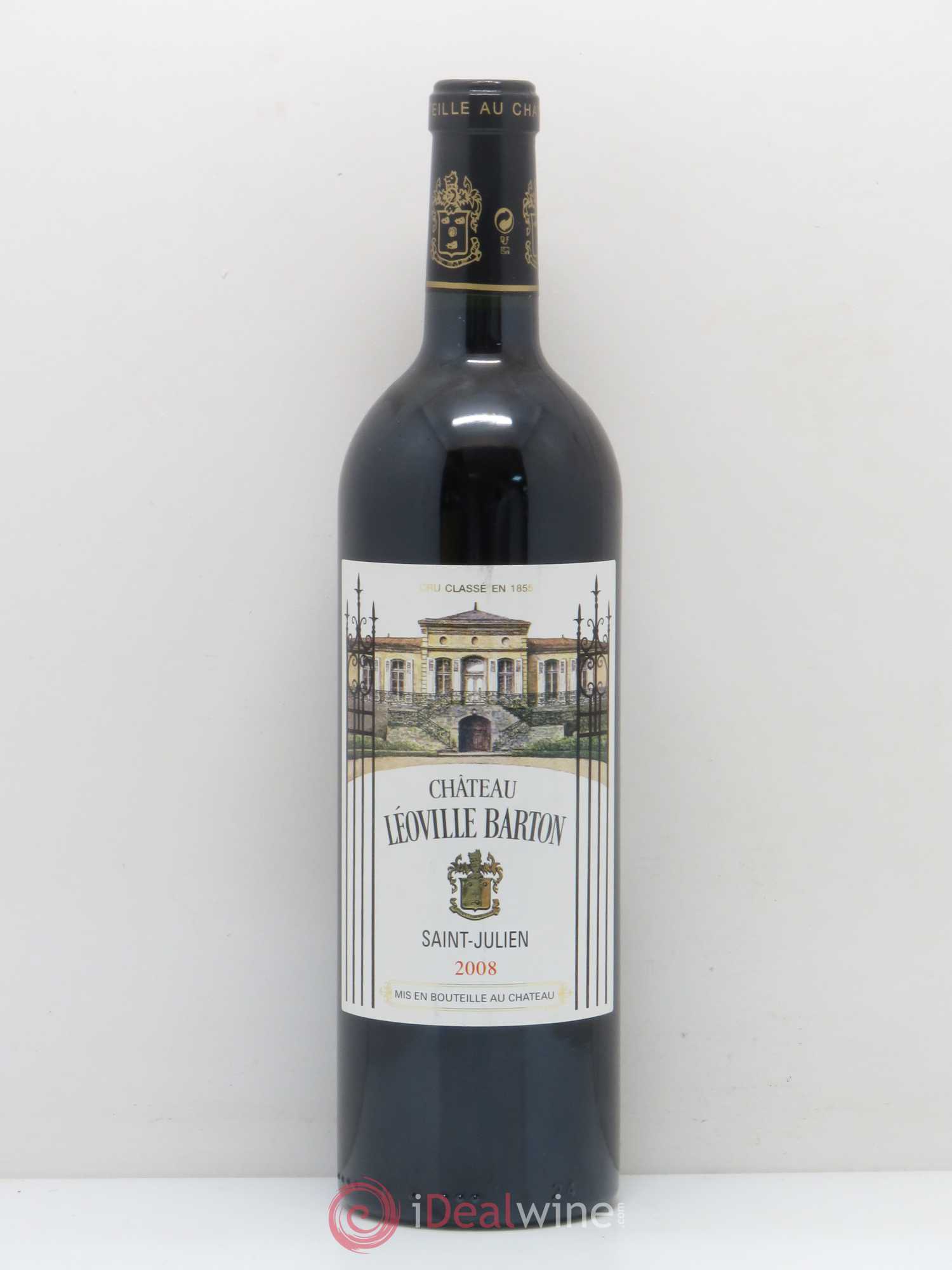 Château Léoville Barton 2ème Grand Cru Classé 2008 - Lot de 1 bouteille - 0