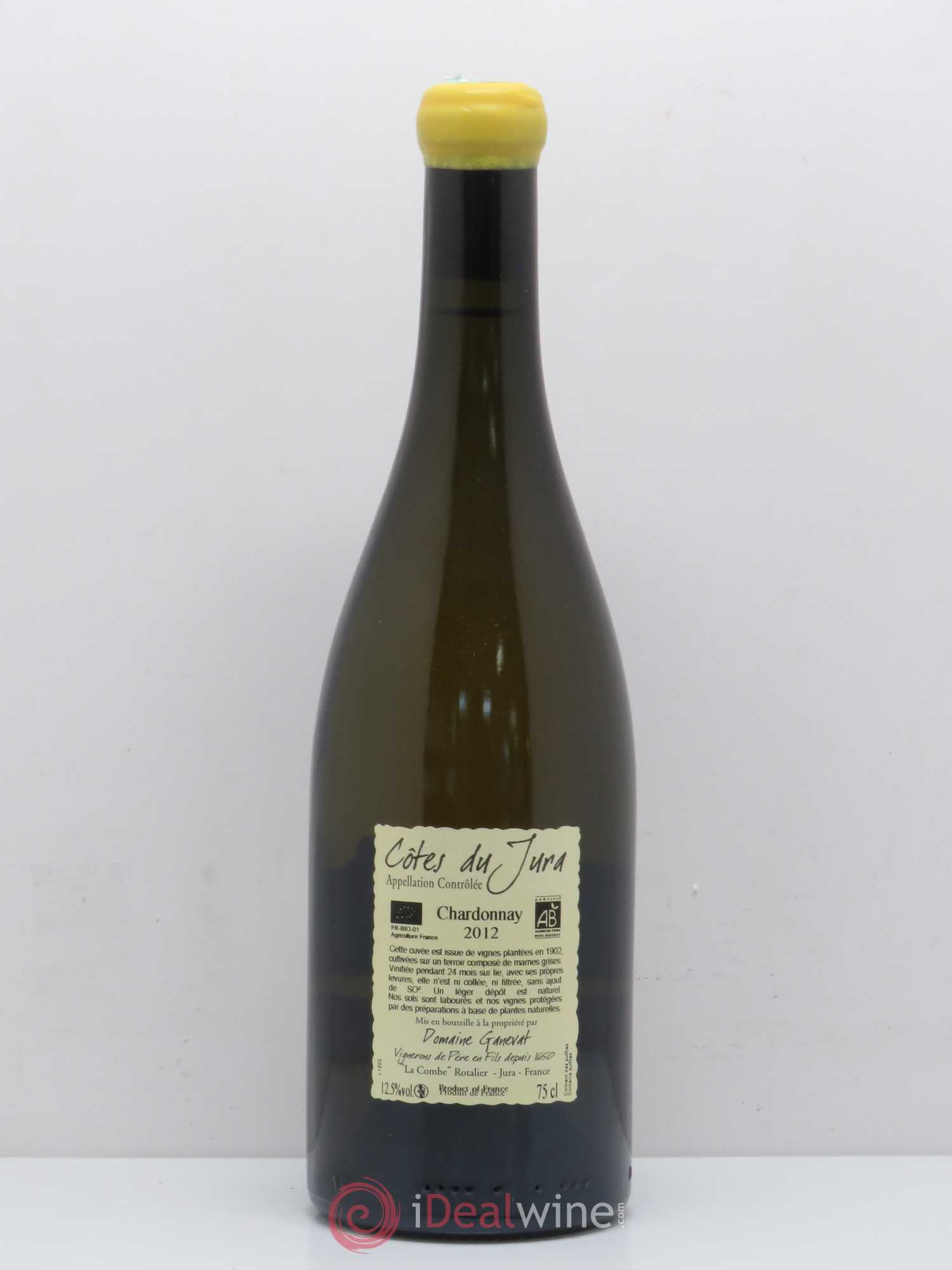 Côtes du Jura Les Chalasses Vieilles Vignes Jean-François Ganevat (Domaine) 2012 - Lot de 1 bouteille - 1