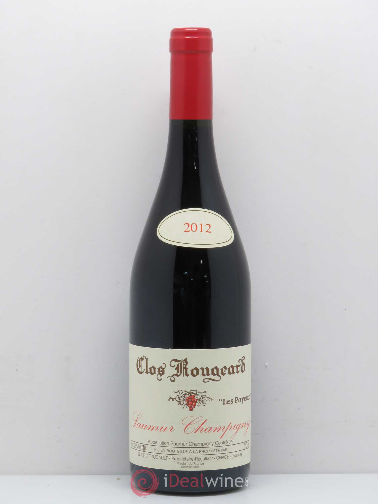 Saumur-Champigny Les Poyeux Clos Rougeard 2012 - Lot de 1 bouteille - 0