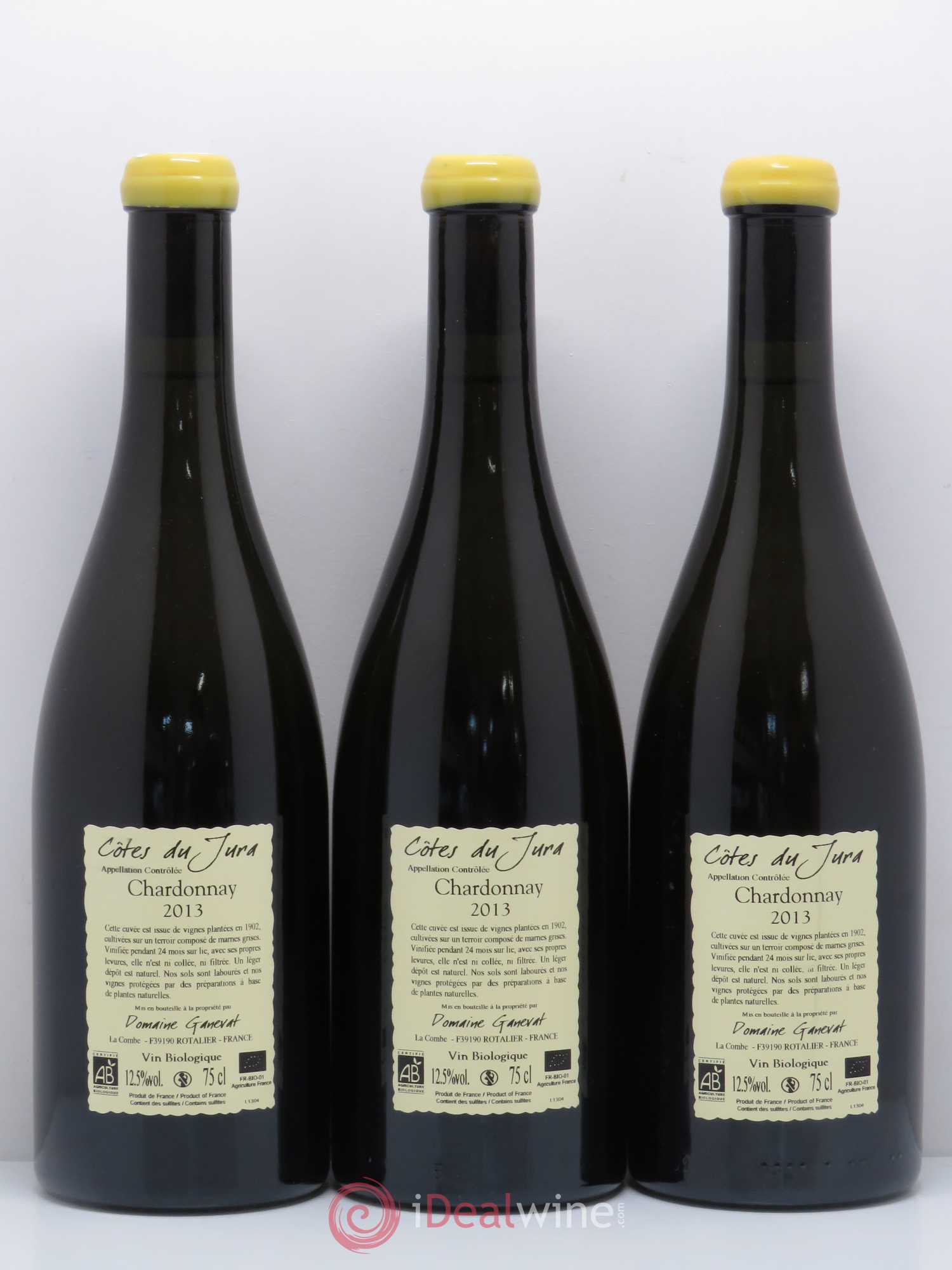 Côtes du Jura Les Chalasses Vieilles Vignes Jean-François Ganevat (Domaine) 2013 - Lot de 3 bouteilles - 1
