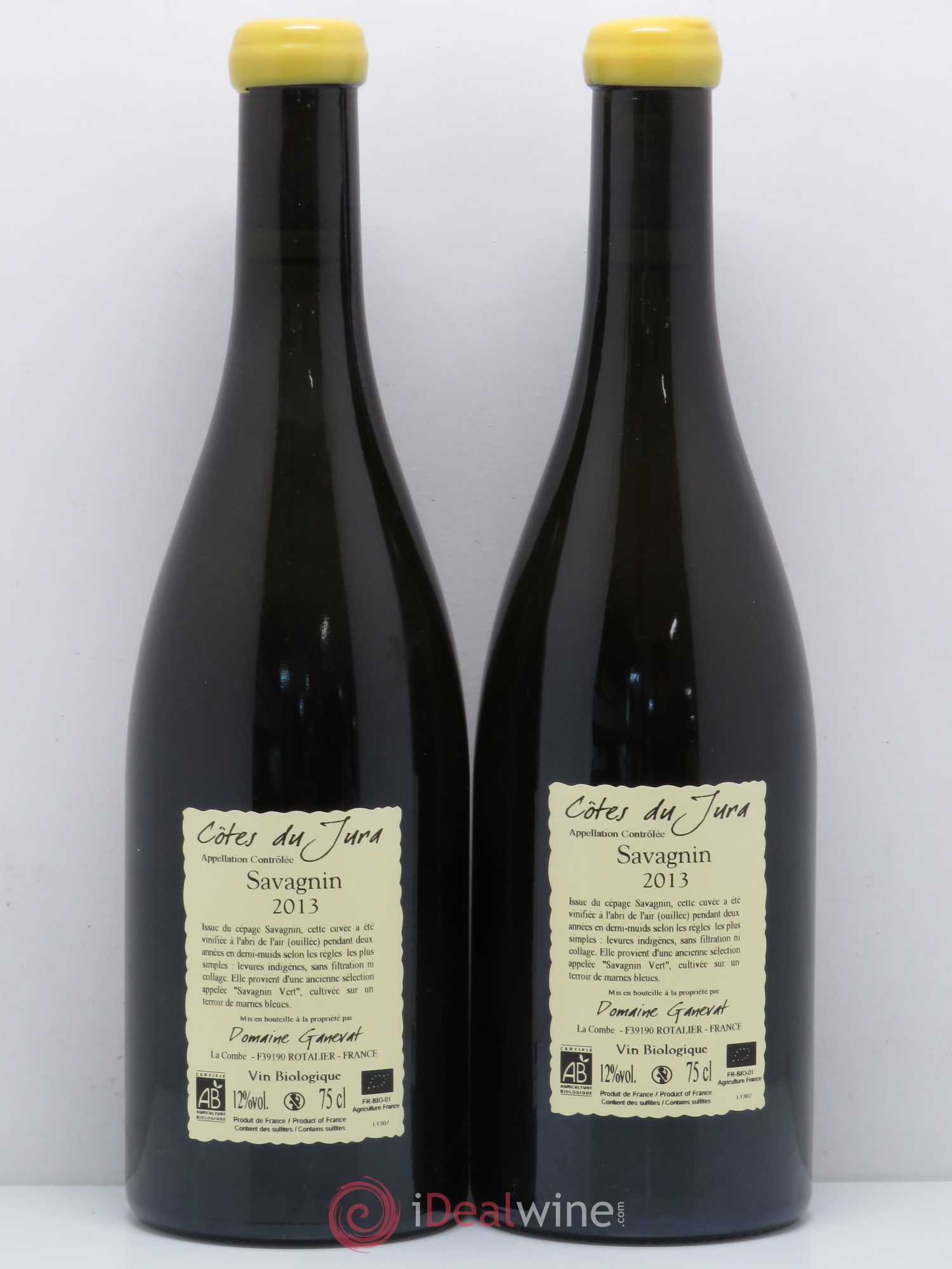 Côtes du Jura Les Chalasses Marnes Bleues Jean-François Ganevat (Domaine) 2013 - Lot de 2 bouteilles - 1
