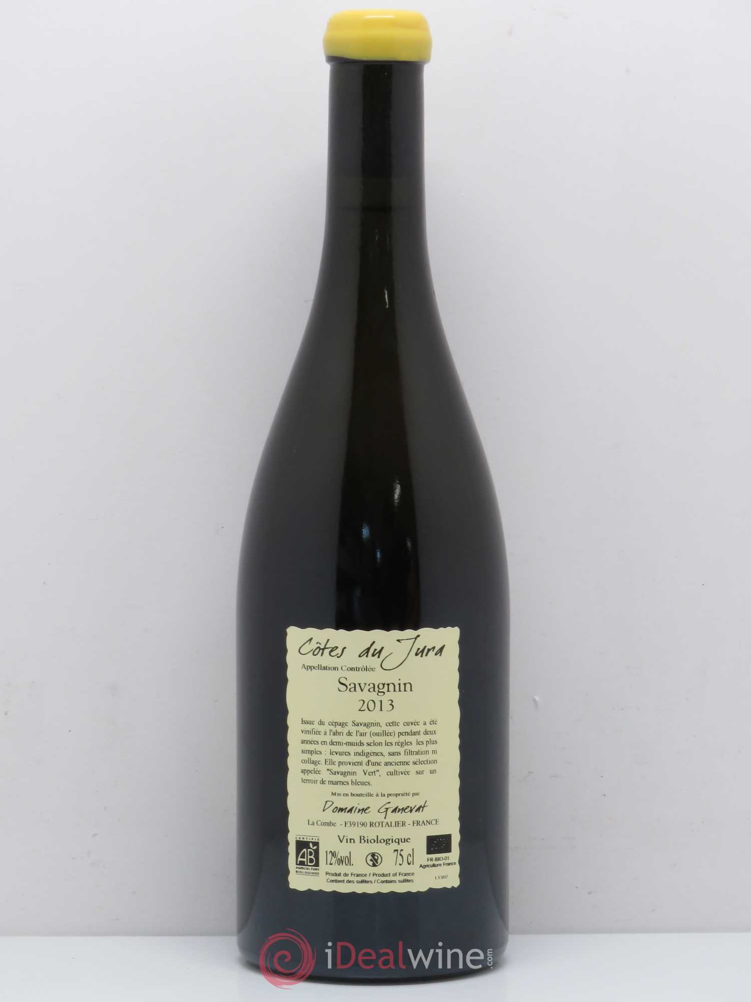 Côtes du Jura Les Chalasses Marnes Bleues Jean-François Ganevat (Domaine) 2013 - Lot de 1 bouteille - 1
