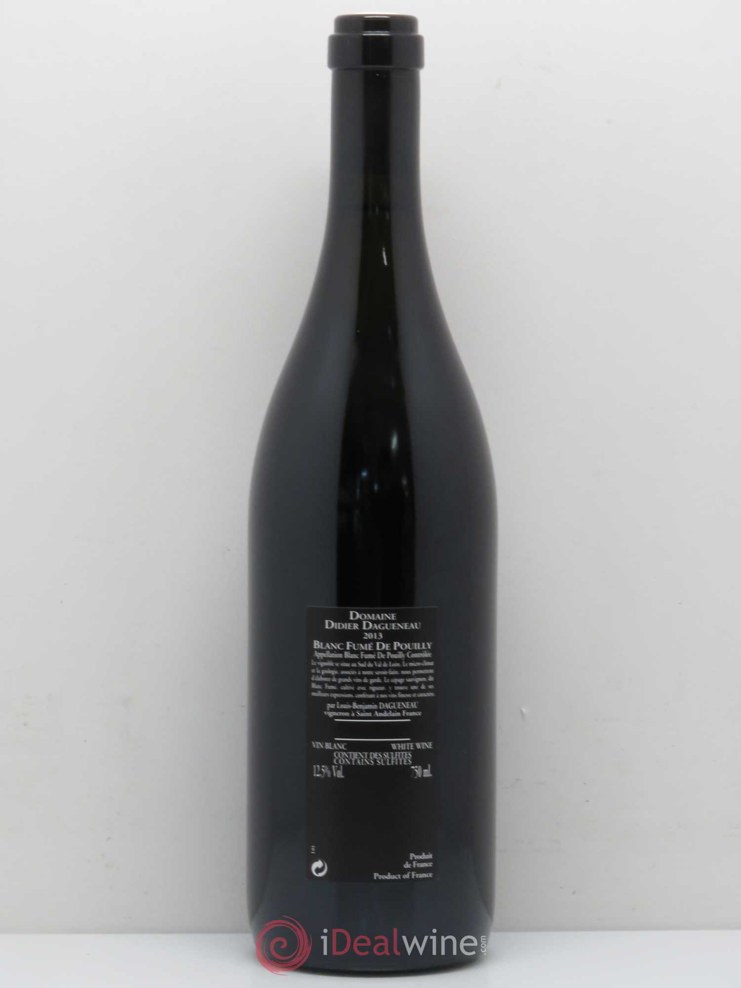 Vin de France (anciennement Pouilly-Fumé) Silex Dagueneau (Domaine Didier - Louis-Benjamin) 2013 - Lot de 1 bouteille - 1
