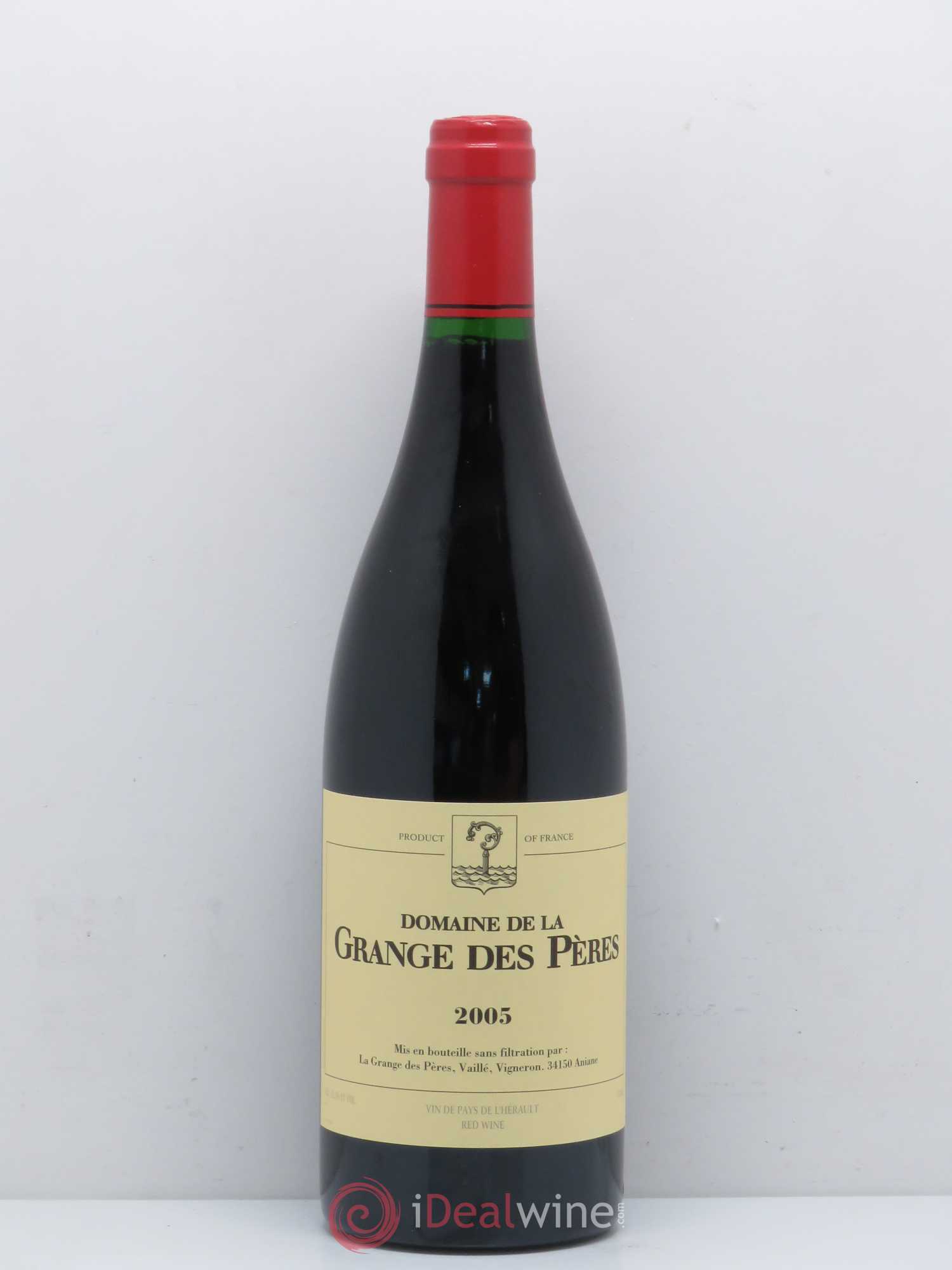 Pays d'Hérault Grange des Pères Laurent Vaillé 2005 - Lot de 1 bouteille - 0