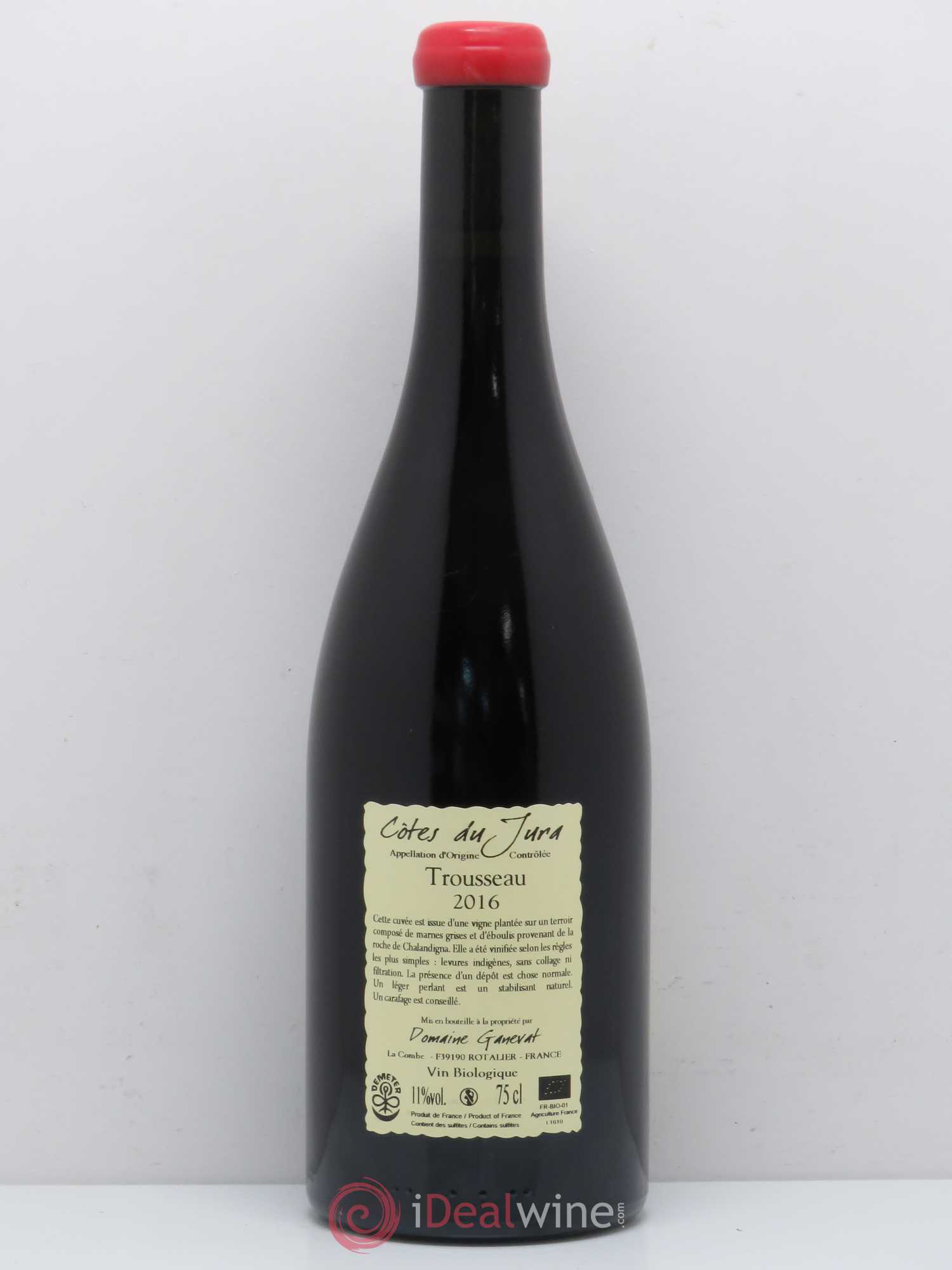 Côtes du Jura Plein Sud Jean-François Ganevat (Domaine) 2016 - Lot de 1 bouteille - 1
