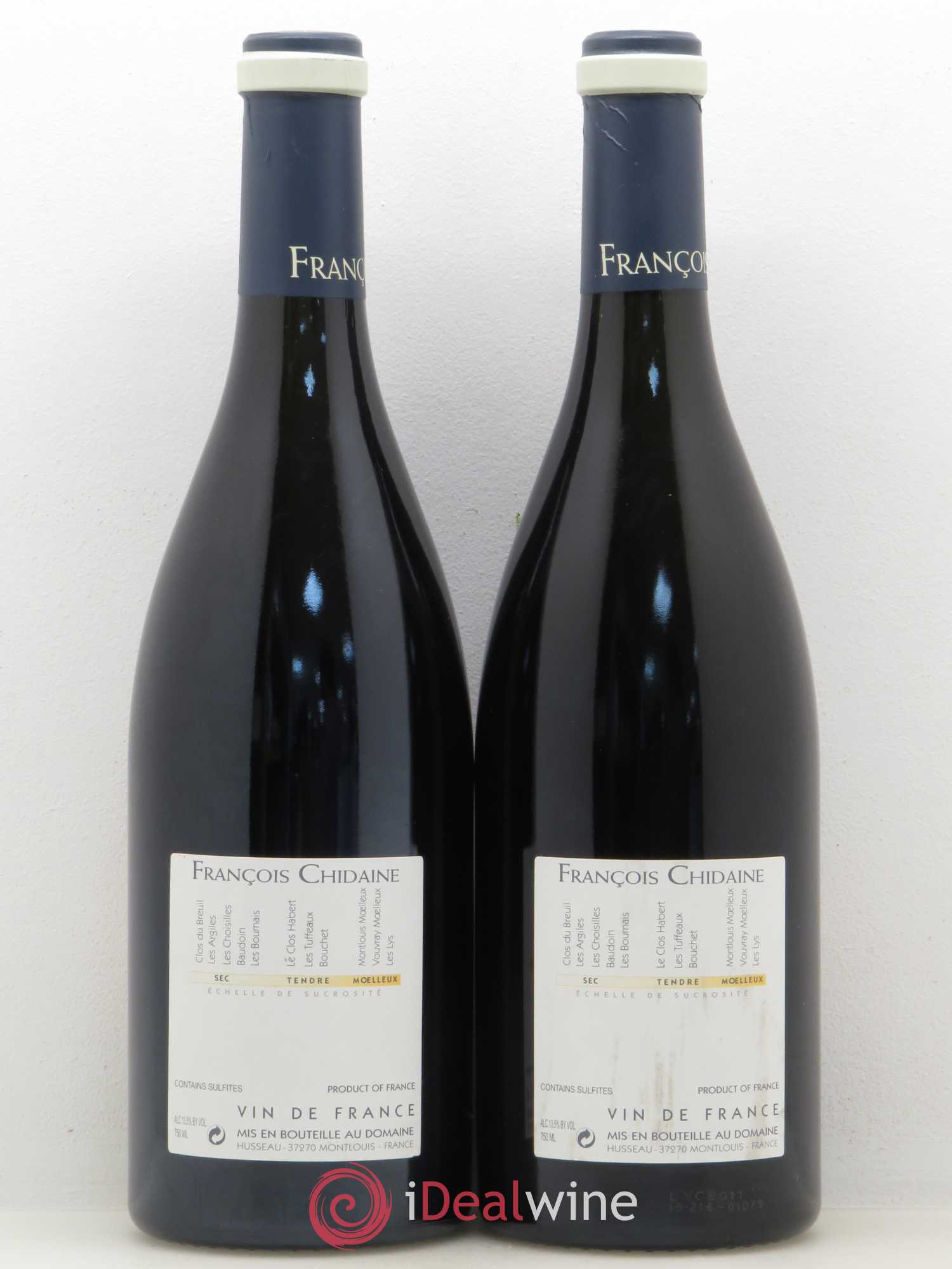 Vin de France Baudoin François Chidaine 2014 - Lot de 2 bouteilles - 1