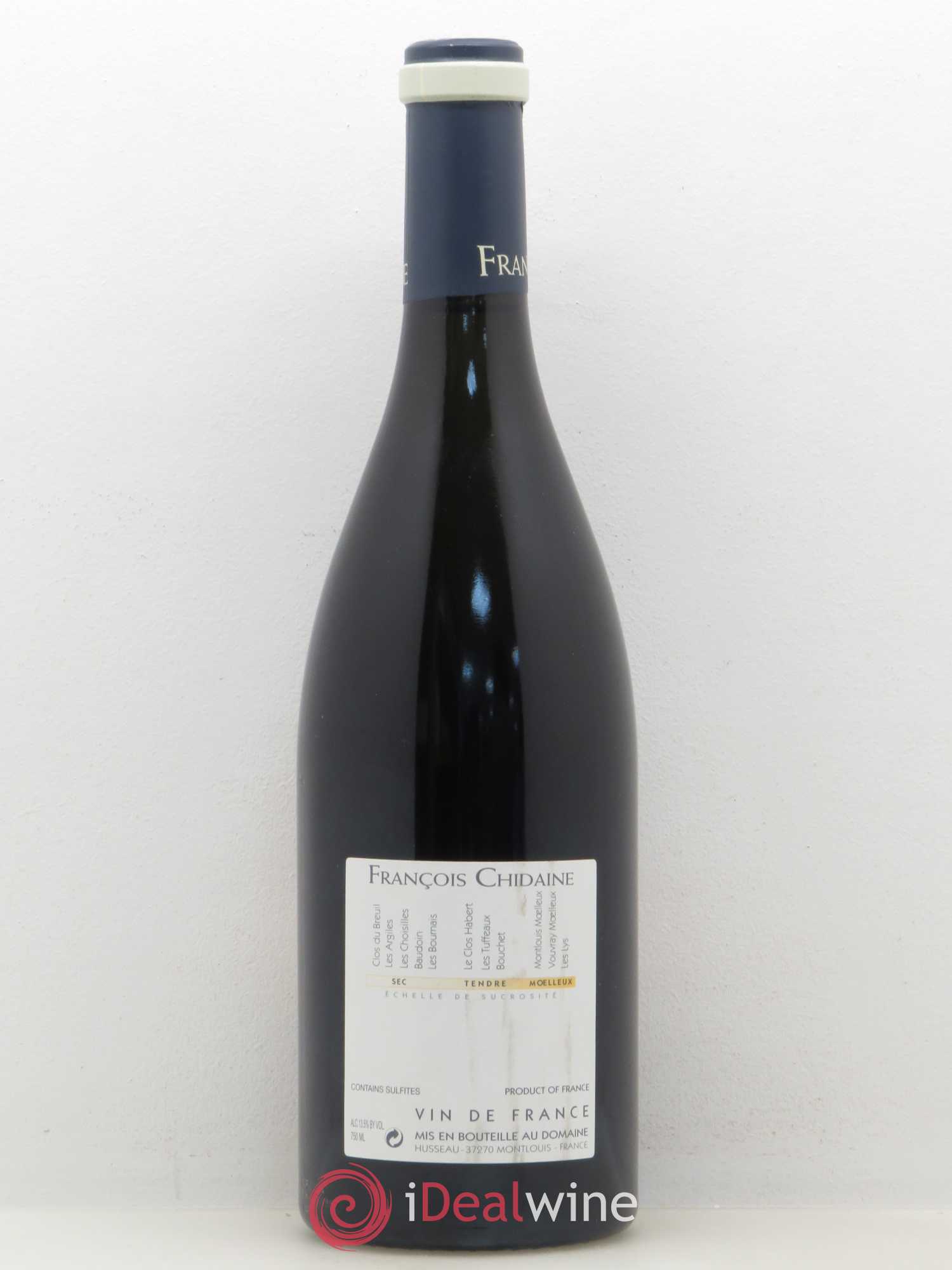 Vin de France Baudoin François Chidaine 2014 - Lot de 1 bouteille - 1