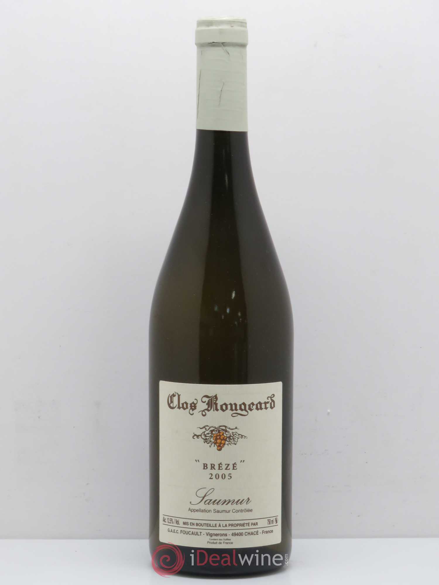 Saumur Brézé Clos Rougeard 2005 - Lot de 1 bouteille - 0