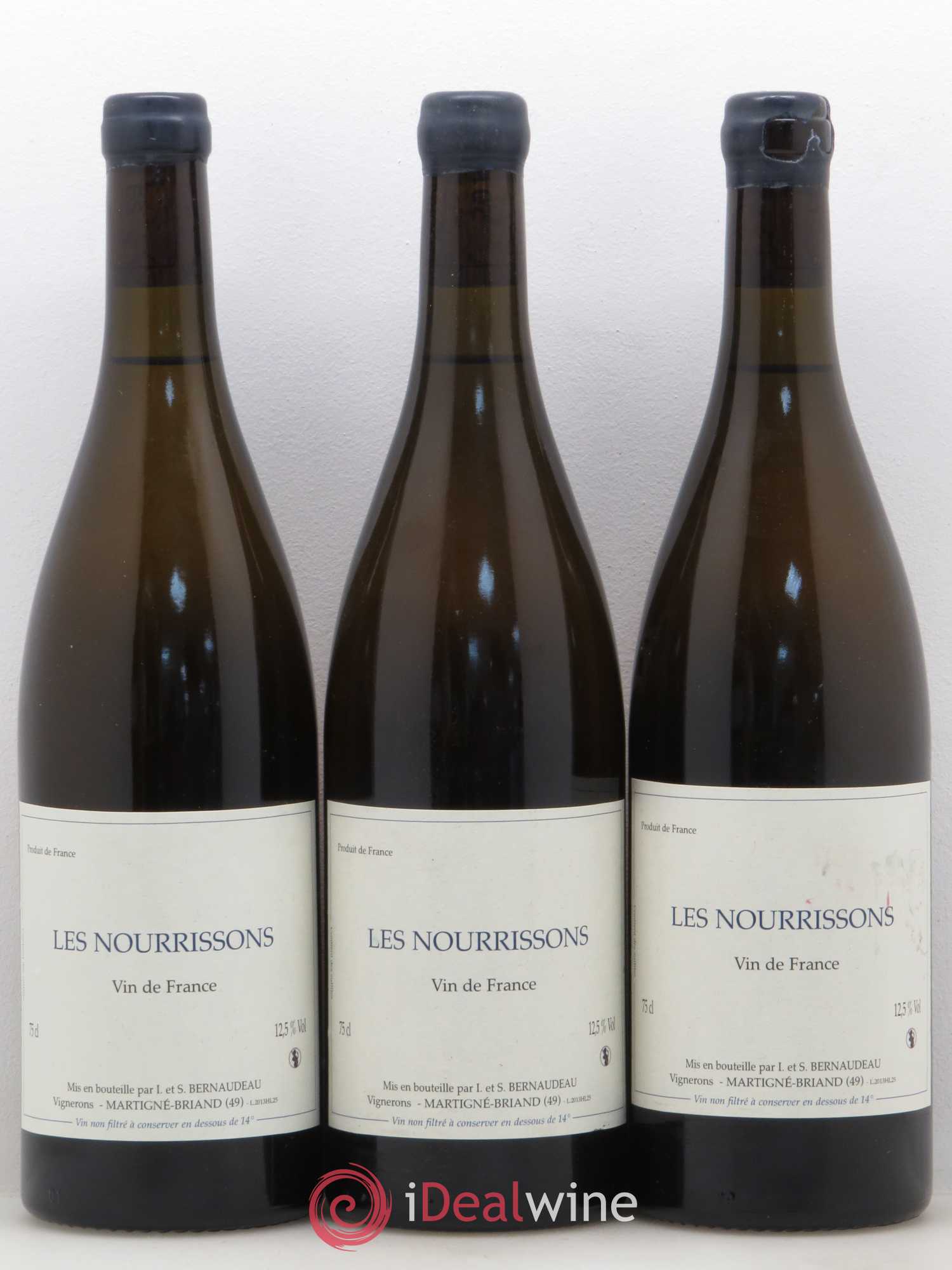 Vin de France Les Nourrissons Stéphane Bernaudeau 2013 - Lot de 3 bouteilles - 0