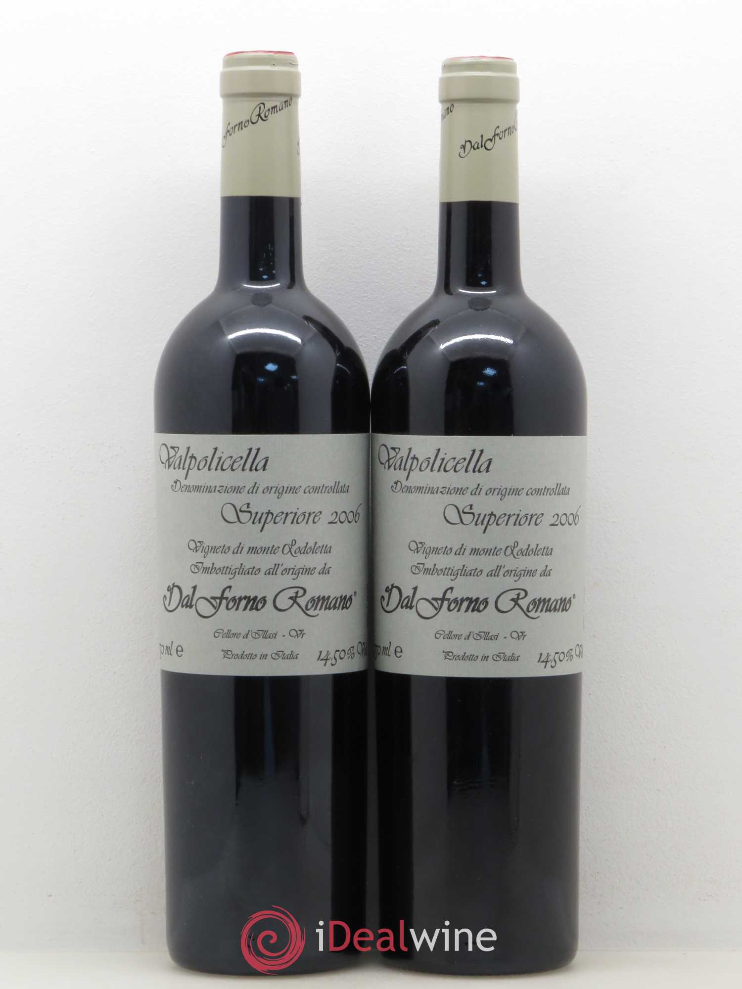 Valpolicella Superiore DOC Monte Lodoletta Dal Forno Romano 2006 - Lot de 2 bouteilles - 0