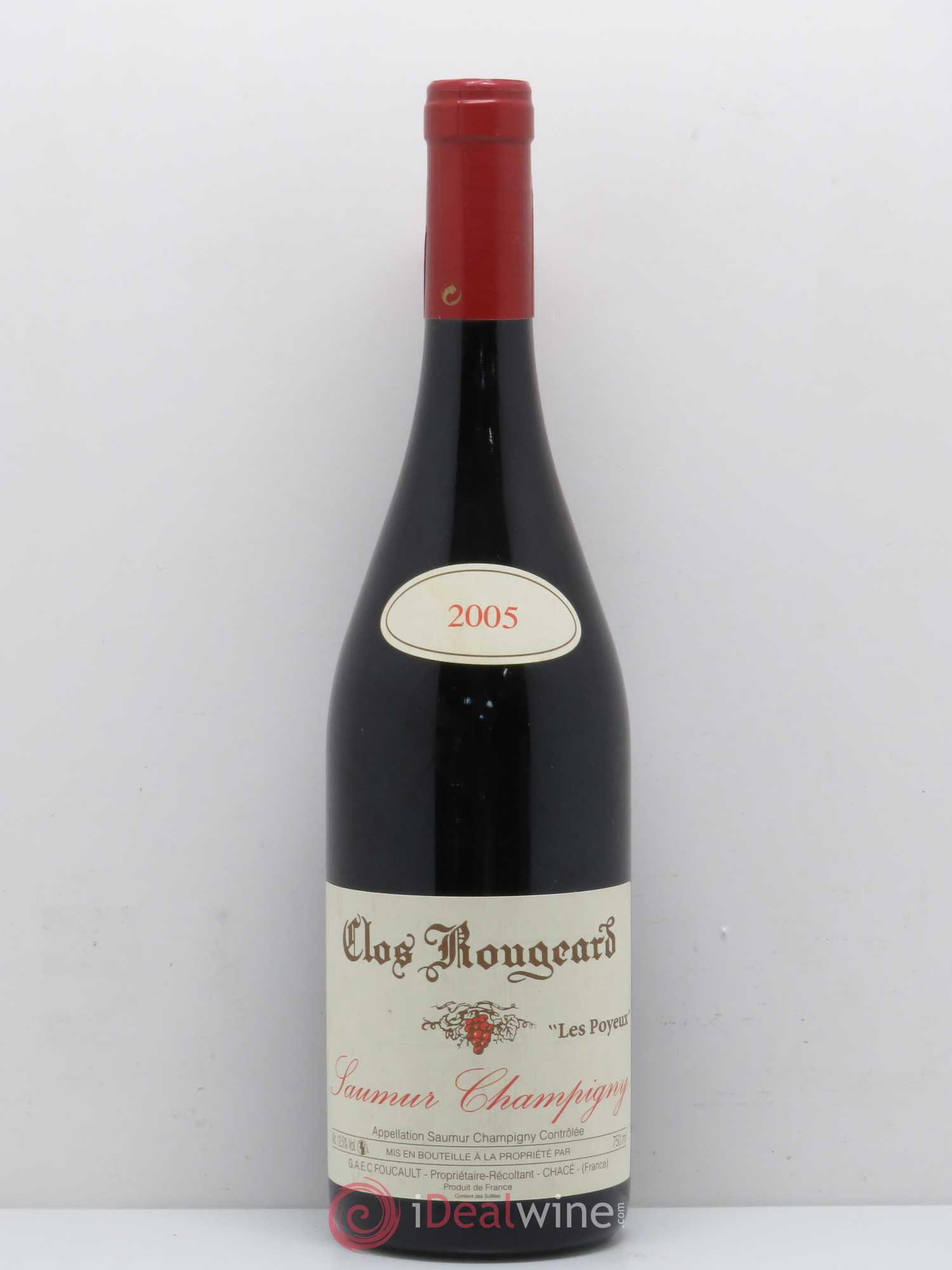 Saumur-Champigny Les Poyeux Clos Rougeard 2005 - Lot de 1 bouteille - 0