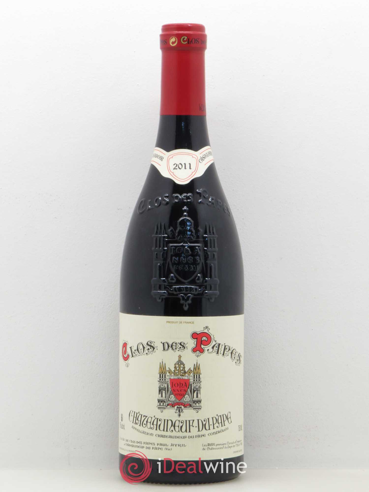 Châteauneuf-du-Pape Clos des Papes - Paul Avril 2011 - Lot de 1 bouteille - 0