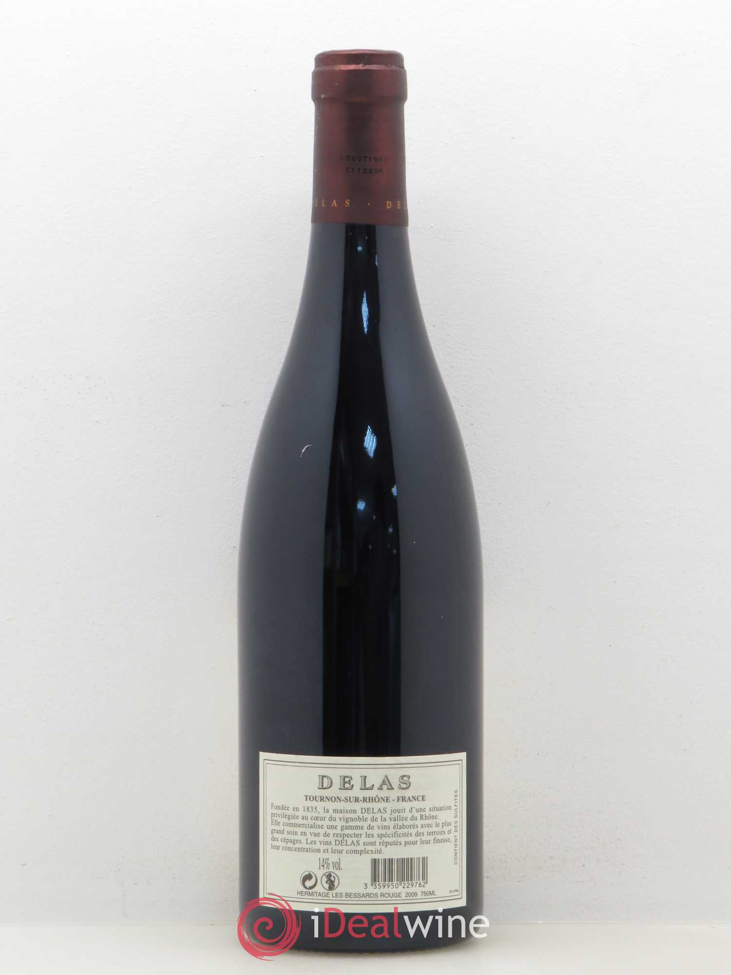 Hermitage Les Bessards Delas Frères 2009 - Lot de 1 bouteille - 1