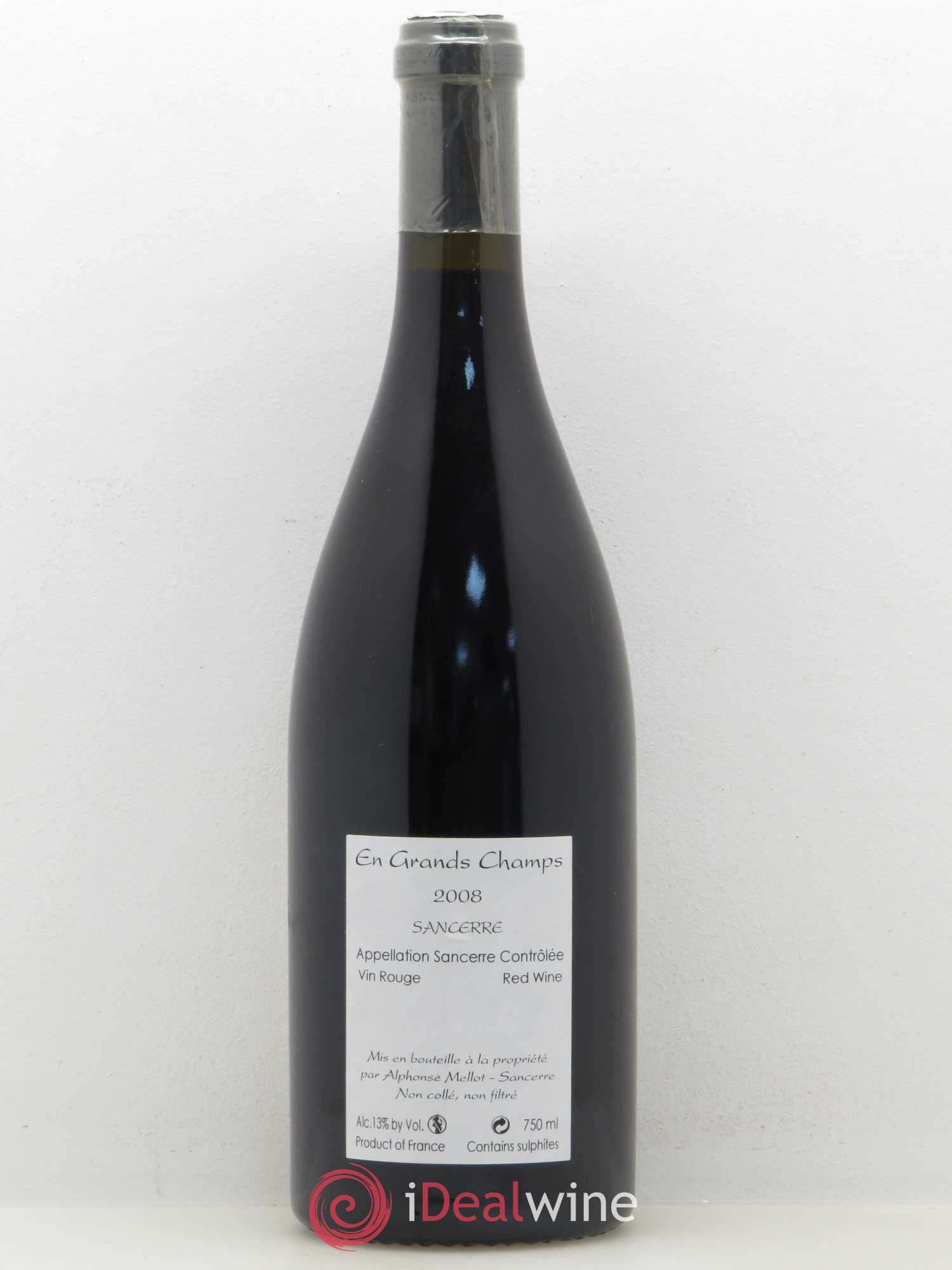 Sancerre En Grands Champs Alphonse Mellot 2008 - Lot de 1 bouteille - 1
