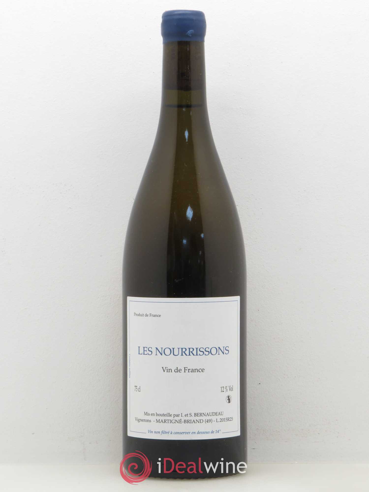 Vin de France Les Nourrissons Stéphane Bernaudeau 2015 - Lot de 1 bouteille - 0