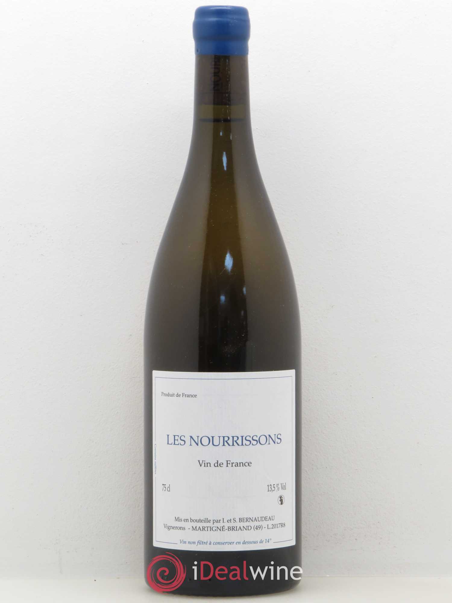 Vin de France Les Nourrissons Stéphane Bernaudeau 2017 - Lot de 1 bouteille - 0