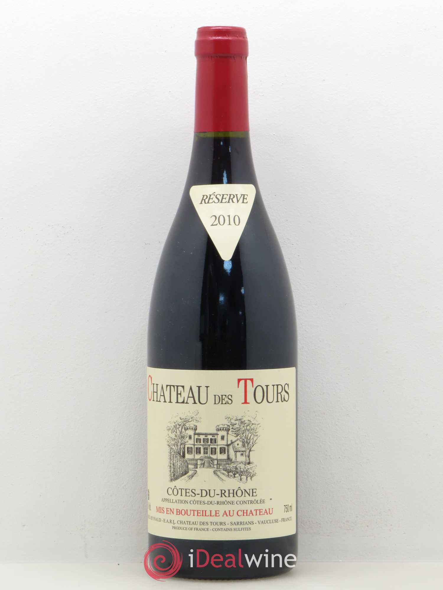 Côtes-du-Rhône Château des Tours Emmanuel Reynaud 2010 - Lot de 1 bouteille - 0