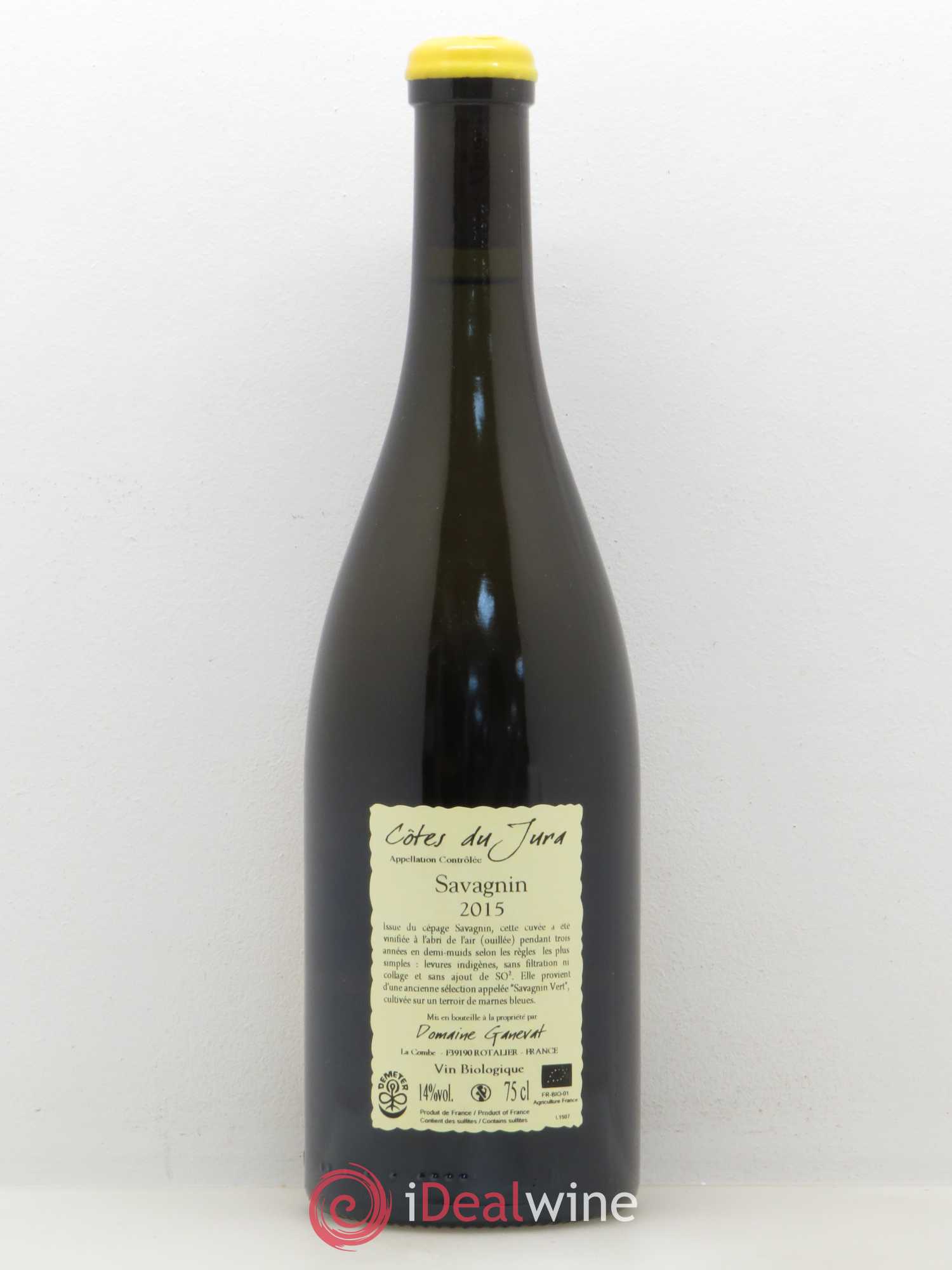 Côtes du Jura Les Chalasses Marnes Bleues Jean-François Ganevat (Domaine) 2015 - Lot de 1 bouteille - 1