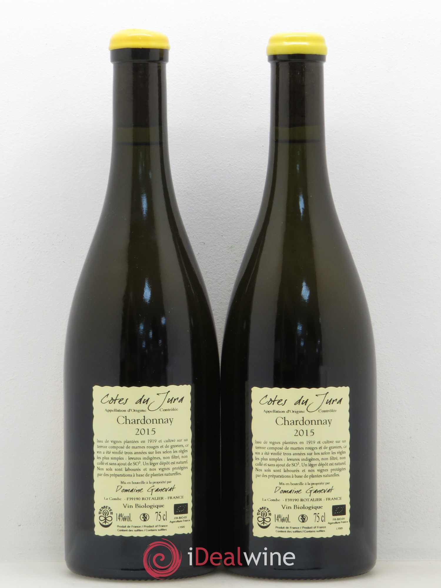 Côtes du Jura Les Grands Teppes Vieilles Vignes Jean-François Ganevat (Domaine) 2015 - Lot de 2 bouteilles - 1