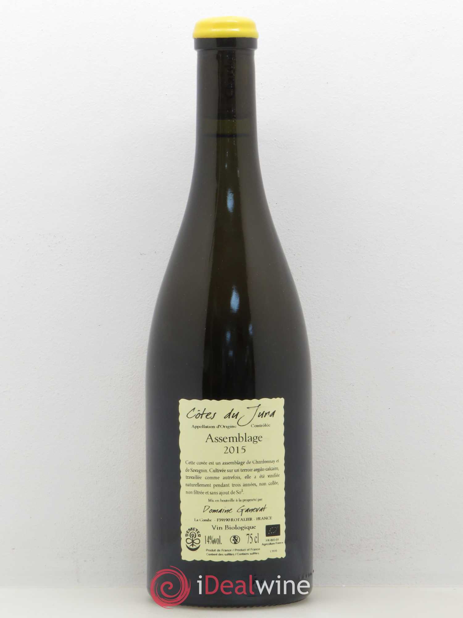 Côtes du Jura Cuvée Orégane Jean-François Ganevat (Domaine) 2015 - Lot de 1 bouteille - 1