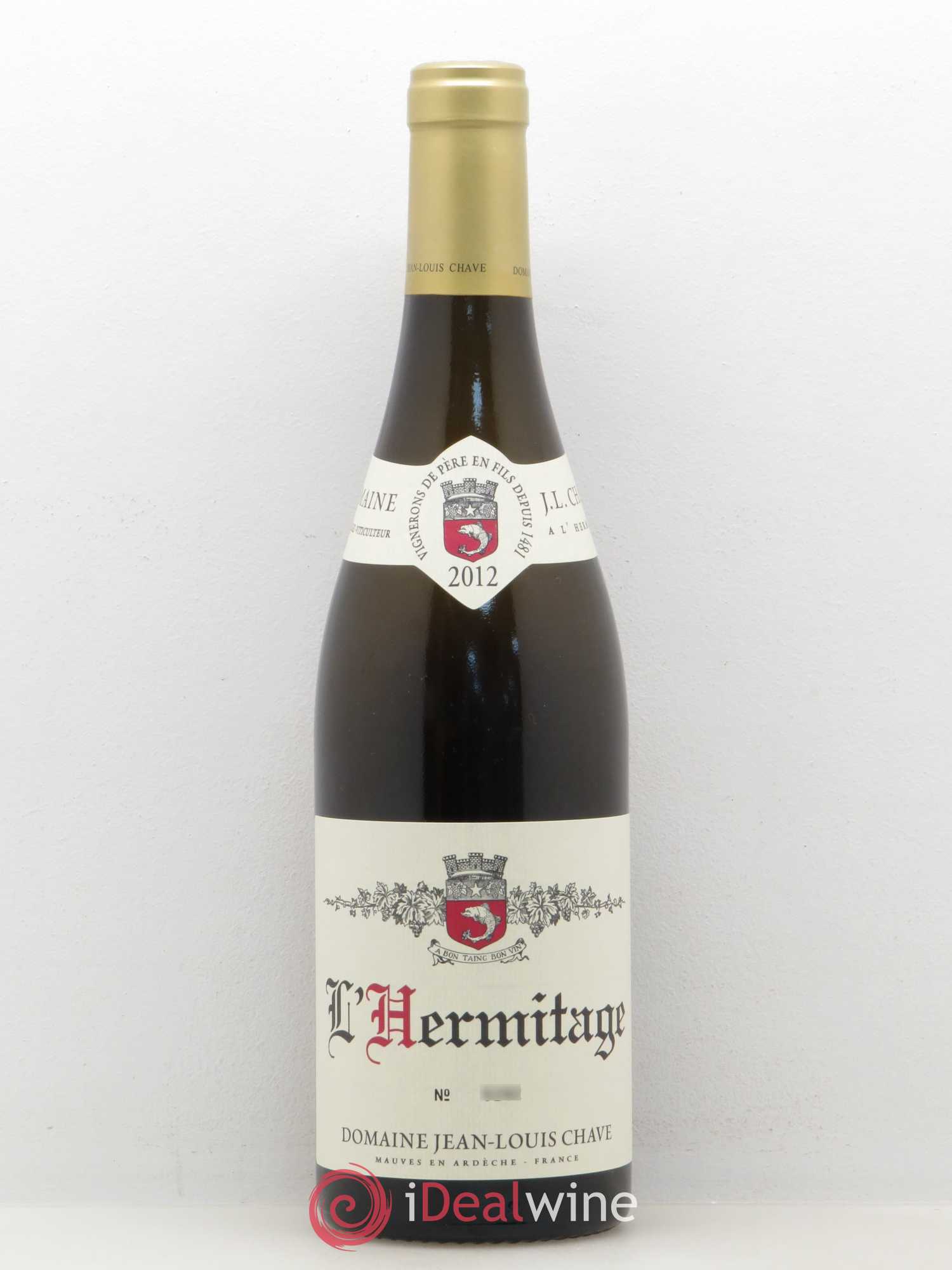 Hermitage Jean-Louis Chave 2012 - Lot de 1 bouteille - 0