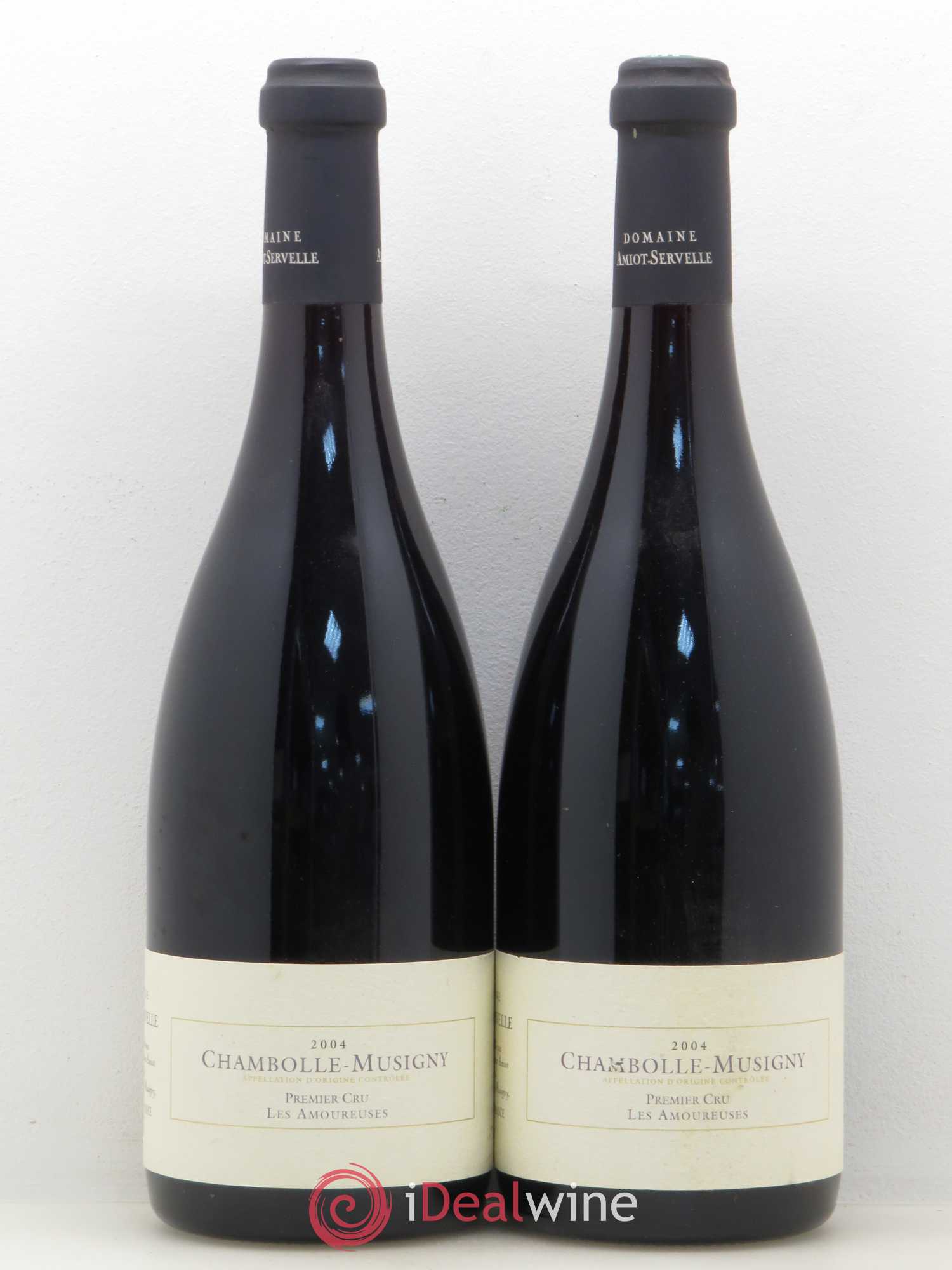 Chambolle-Musigny 1er Cru Les Amoureuses Amiot-Servelle 2004 - Lot de 2 bouteilles - 0