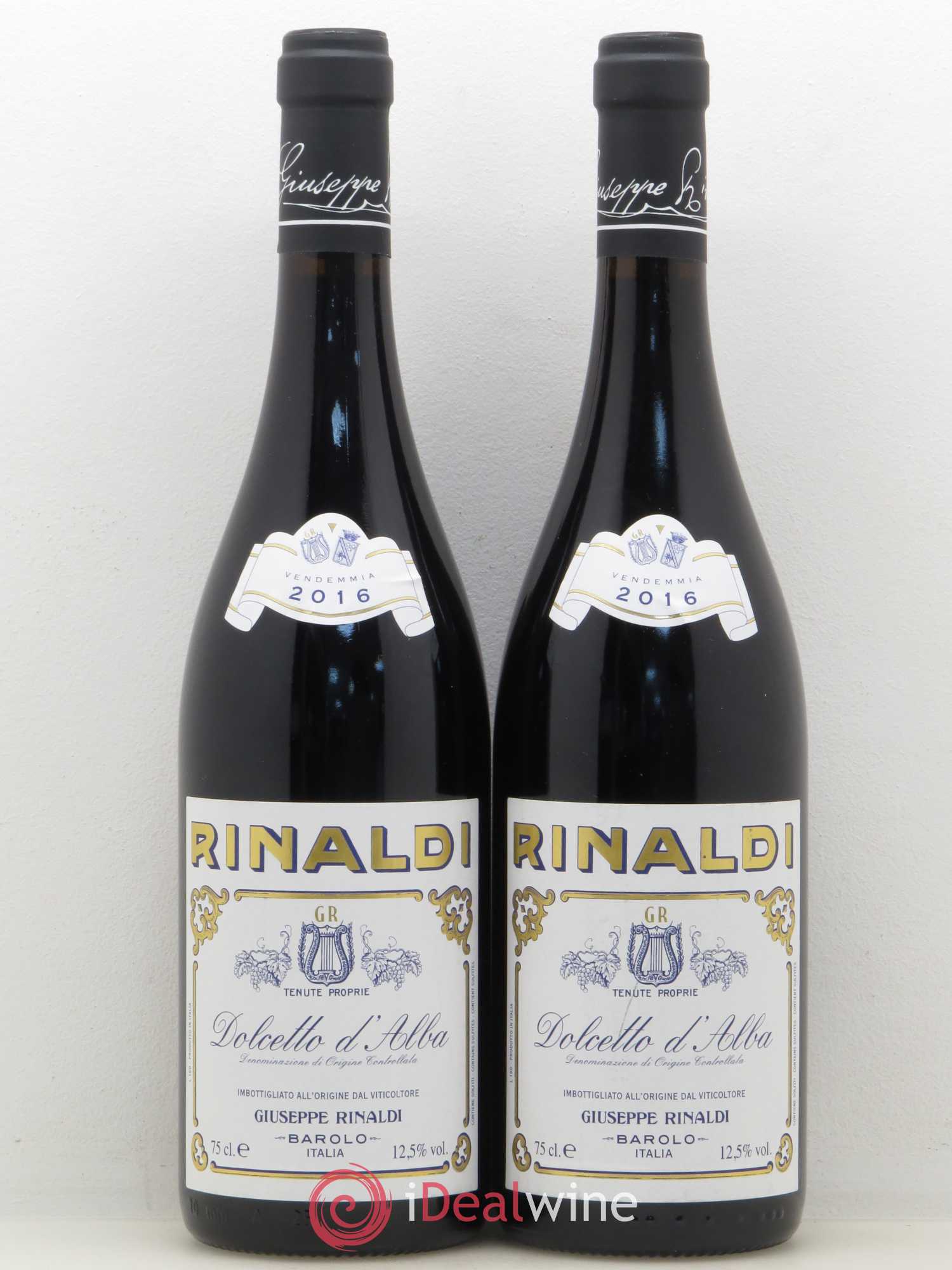 Dolcetto d'Alba DOC Giuseppe Rinaldi 2016 - Lot de 2 bouteilles - 0