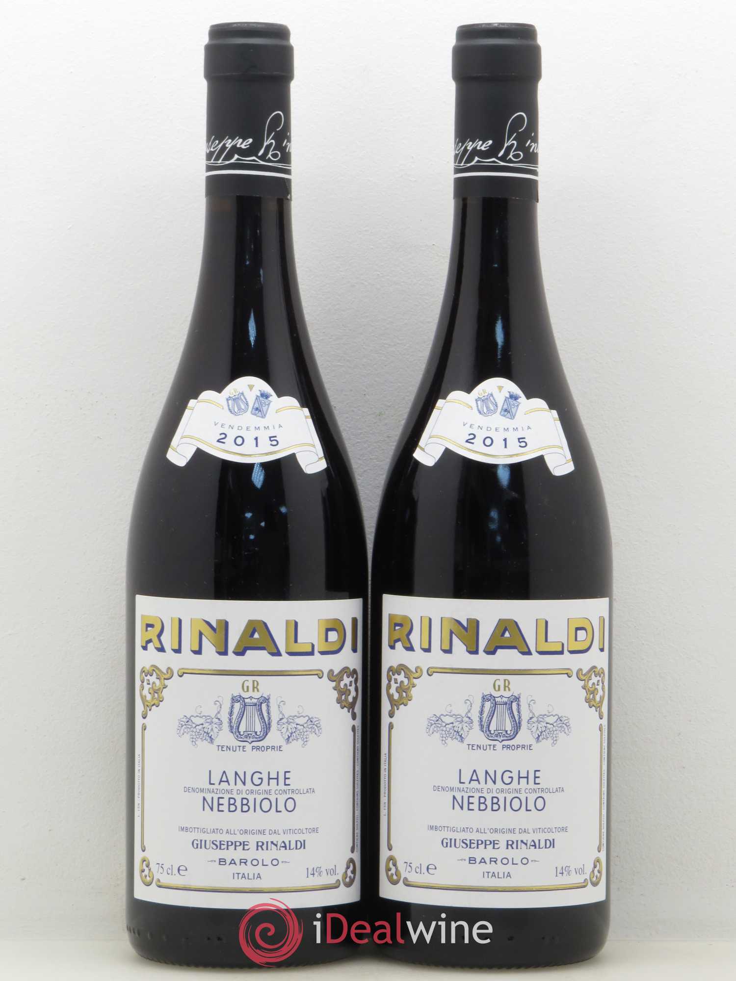 Langhe DOC Nebbiolo Giuseppe Rinaldi 2015 - Posten von 2 Flaschen - 0