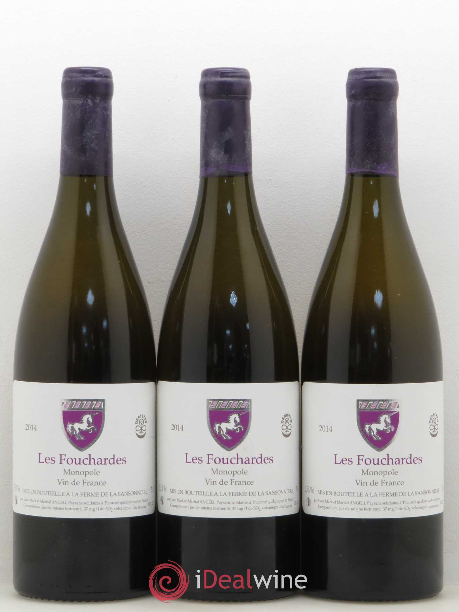 Vin de France Les Fouchardes Mark Angeli (Domaine) - Ferme de la Sansonnière 2014 - Lot de 3 bouteilles - 0