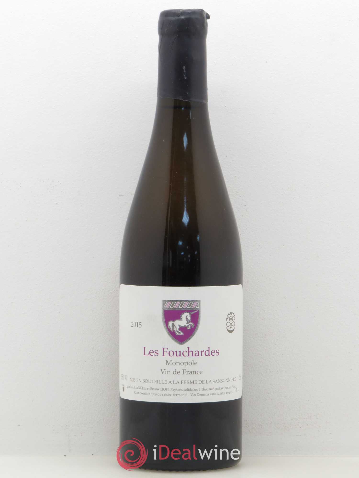 Vin de France Les Fouchardes Mark Angeli (Domaine) - Ferme de la Sansonnière 2015 - Lot de 1 bouteille - 0