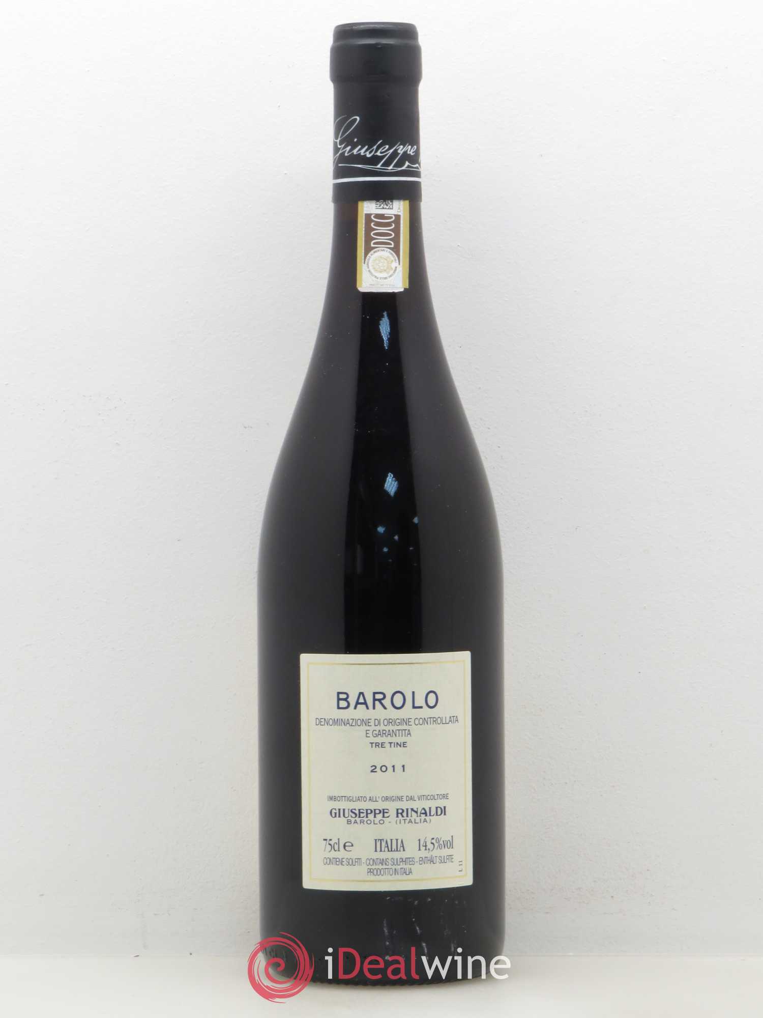 Barolo Tre Tine Giuseppe Rinaladi 2011 - Lot of 1 bottle - 1
