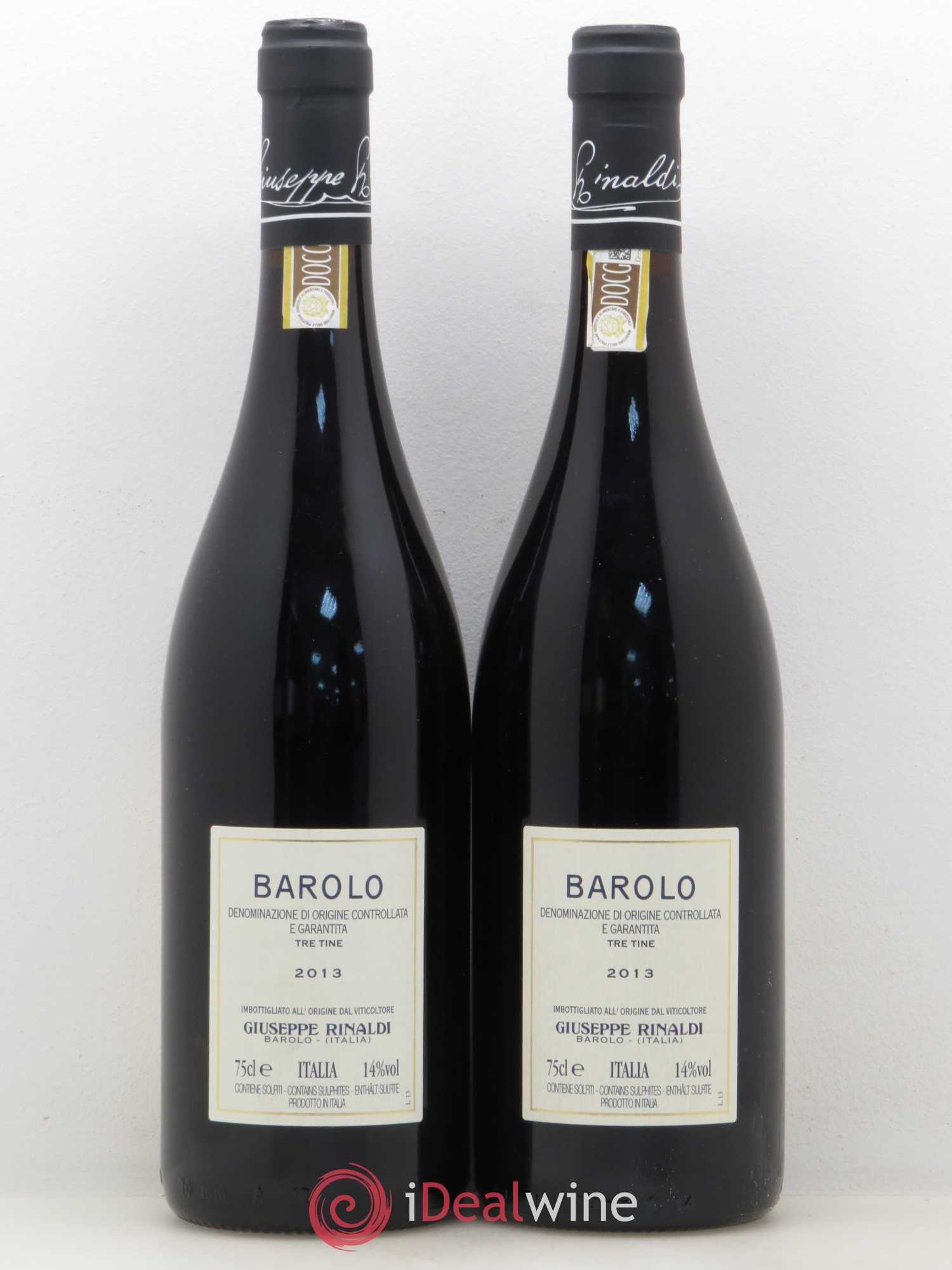 Barolo Tre Tine Giuseppe Rinaladi 2013 - Posten von 2 Flaschen - 1