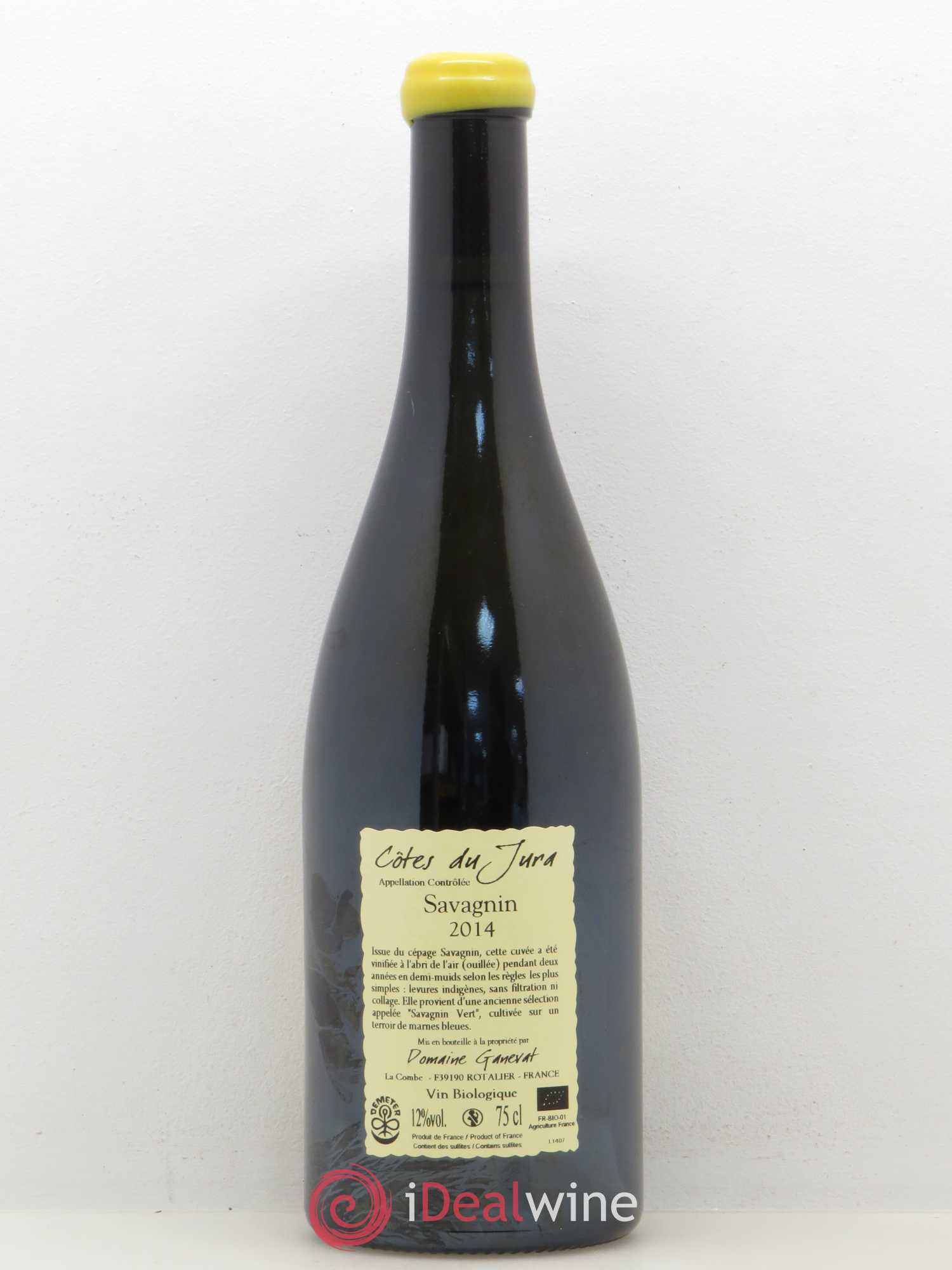 Côtes du Jura Les Chalasses Marnes Bleues Jean-François Ganevat (Domaine) 2014 - Lot de 1 bouteille - 1