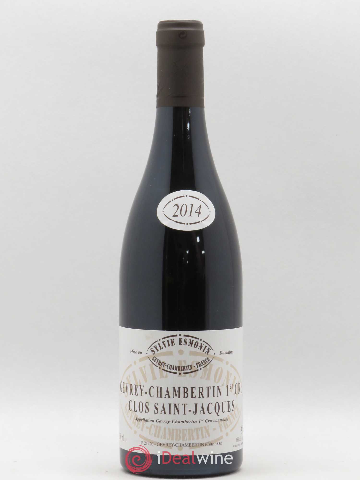 Gevrey-Chambertin 1er Cru Clos Saint Jacques Sylvie Esmonin 2014 - Lot de 1 bouteille - 0