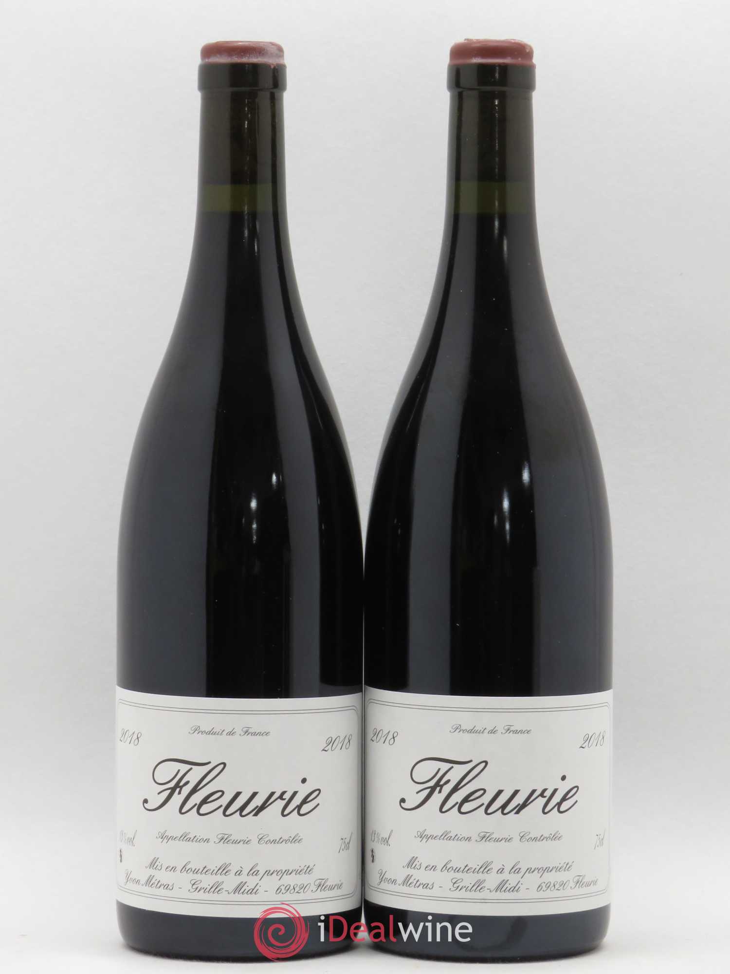 Fleurie Yvon Métras 2018 - Lot de 2 bouteilles - 0