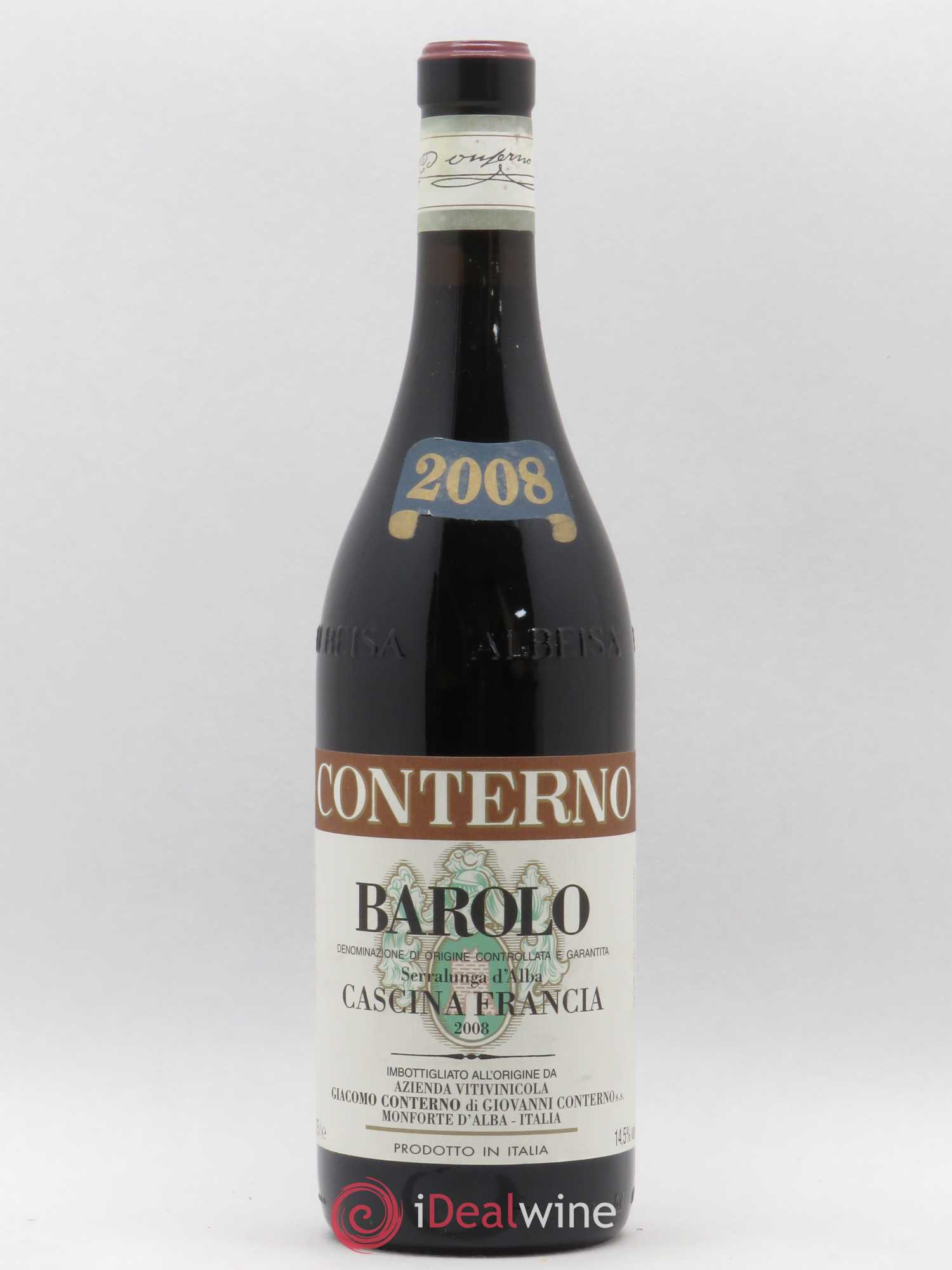 Barolo DOCG Cascina Francia Giacomo Conterno 2008 - Lot de 1 bouteille - 0