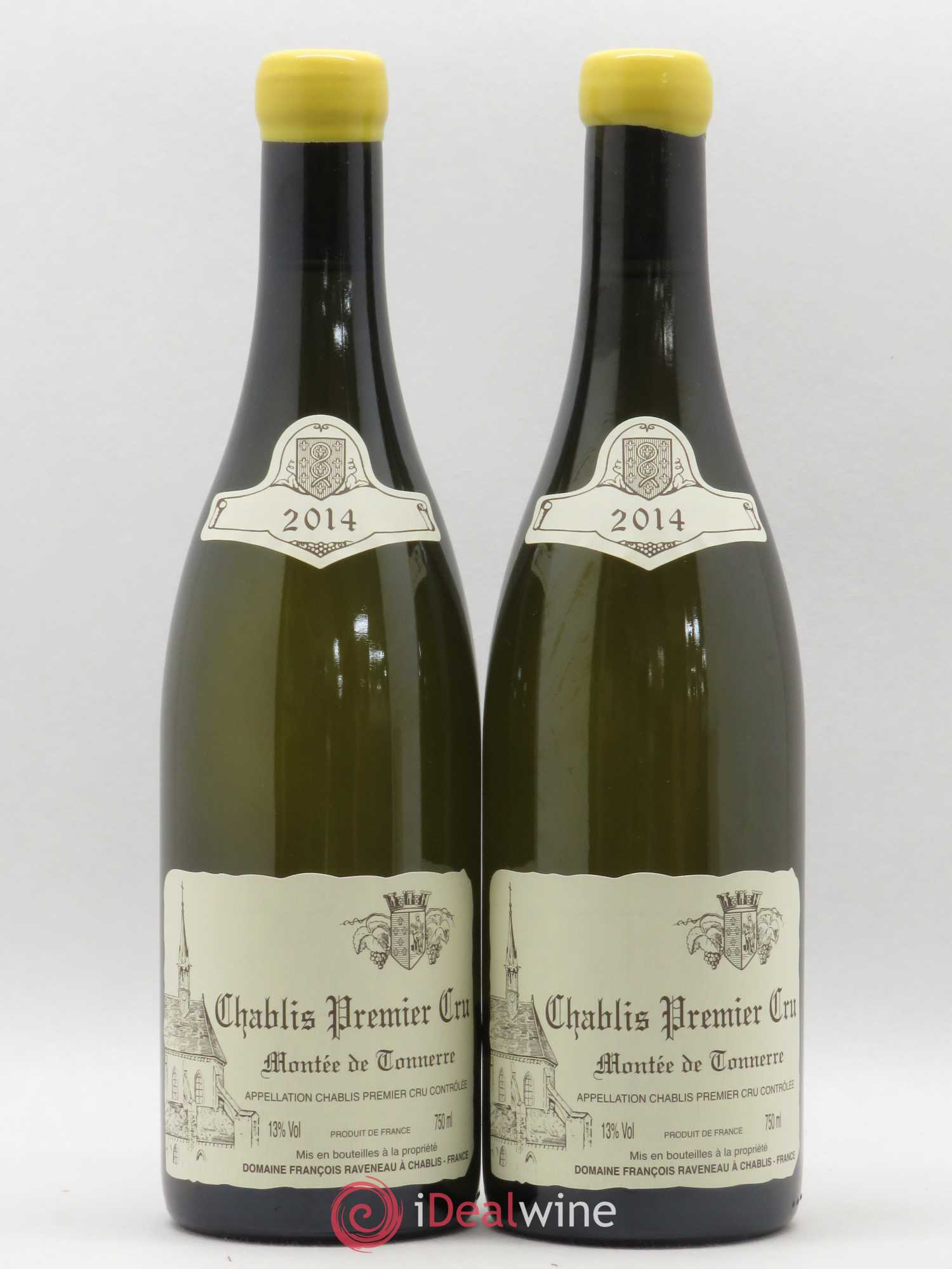 Chablis 1er Cru Montée de Tonnerre Raveneau (Domaine) 2014 - Lot de 2 bouteilles - 0