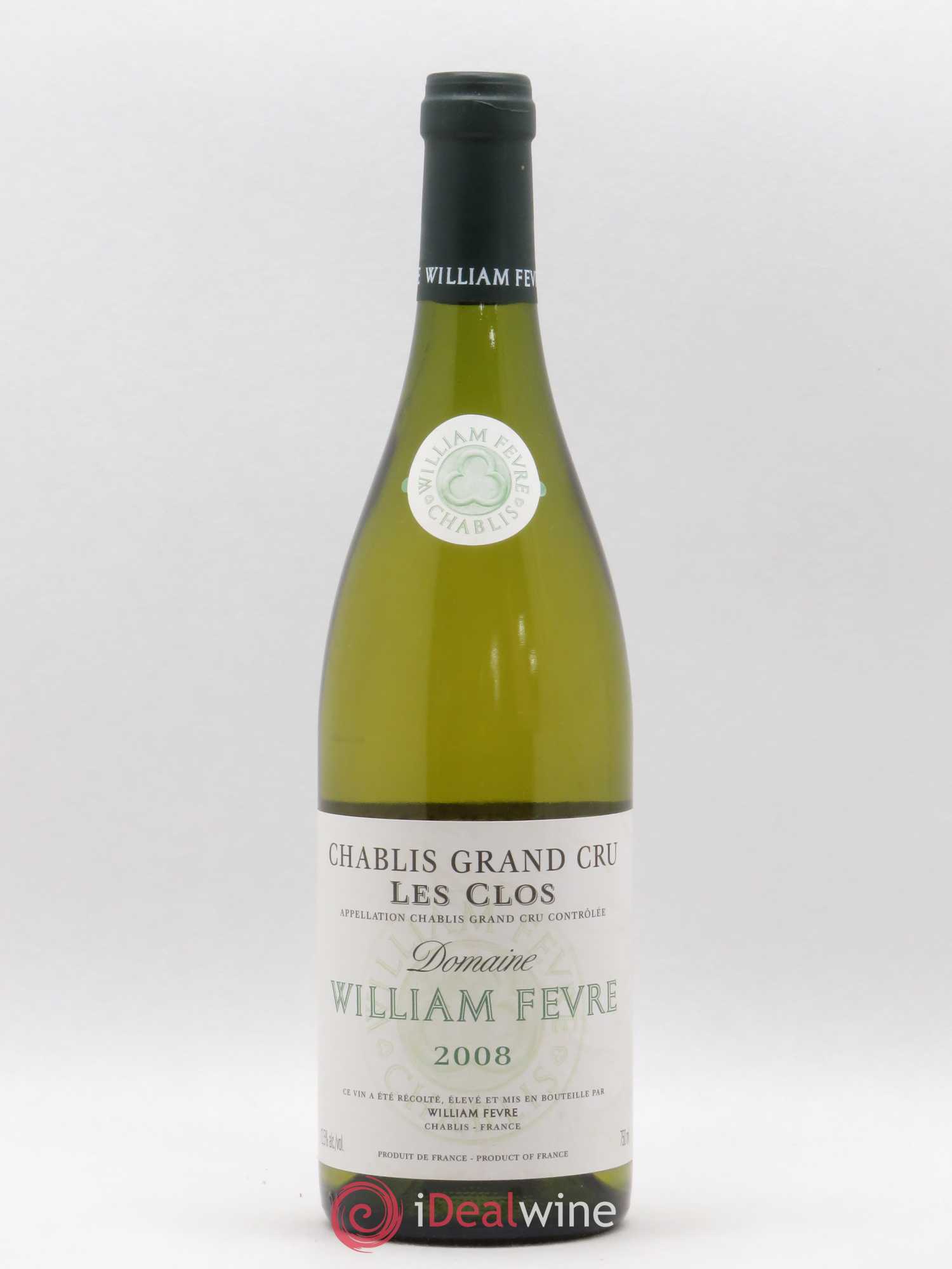 Chablis Grand Cru Les Clos William Fèvre 2008 - Lot de 1 bouteille - 0