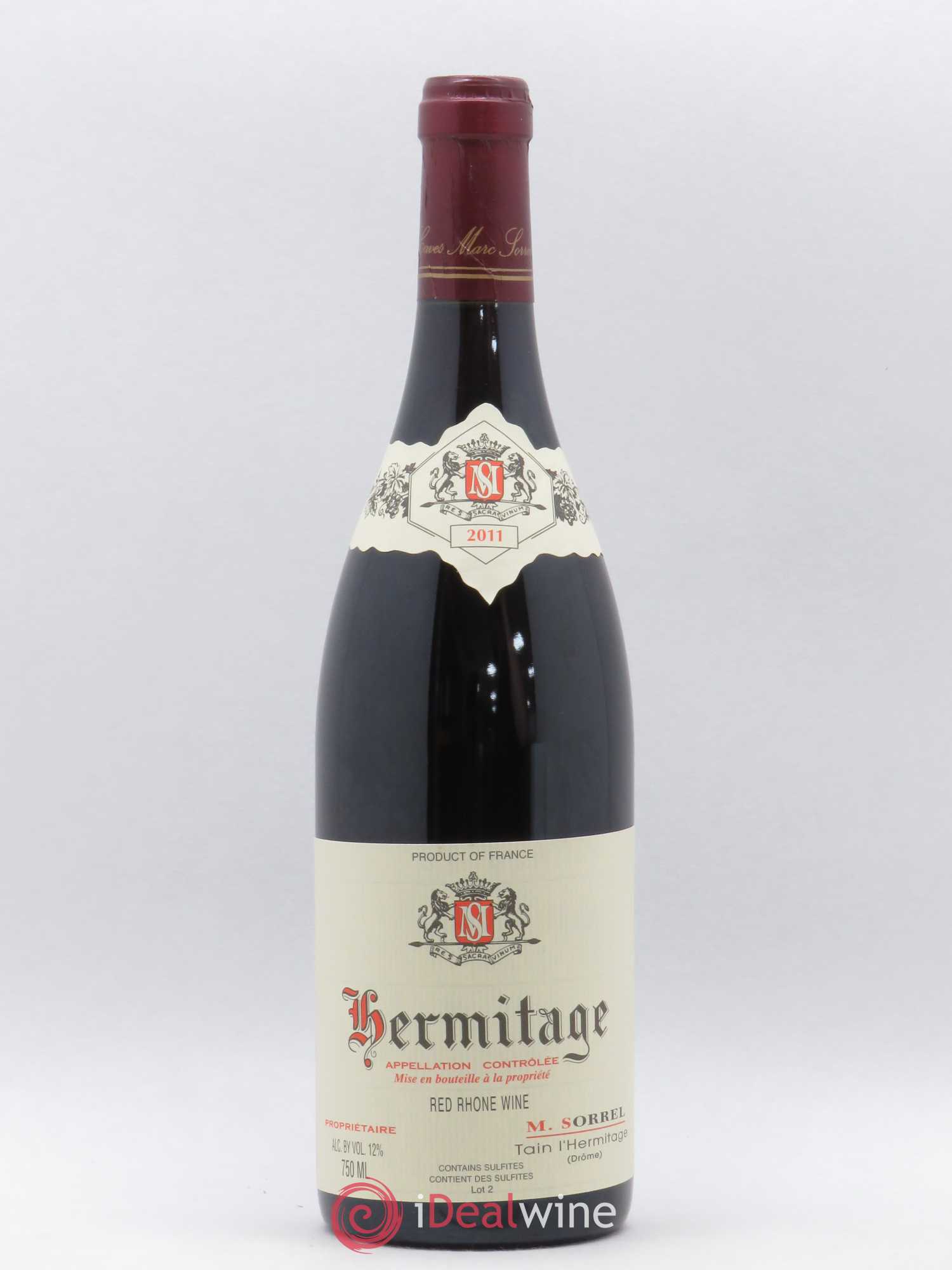 Hermitage Marc Sorrel 2011 - Lot de 1 bouteille - 0