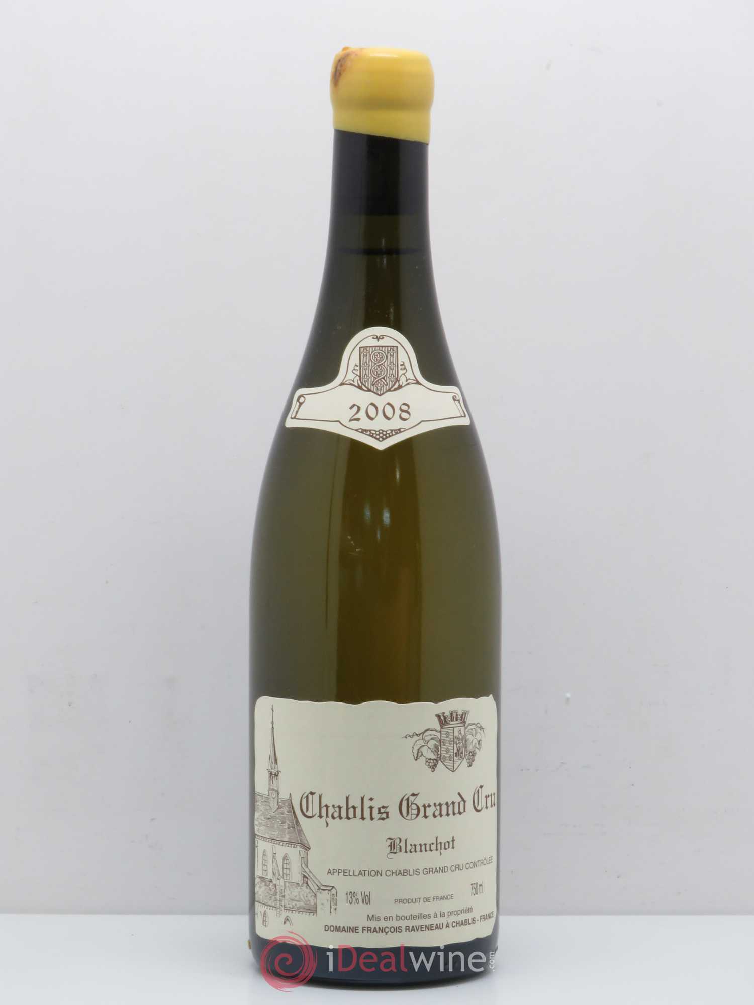 Chablis Grand Cru Blanchot Raveneau (Domaine) 2008 - Lot de 1 bouteille - 0
