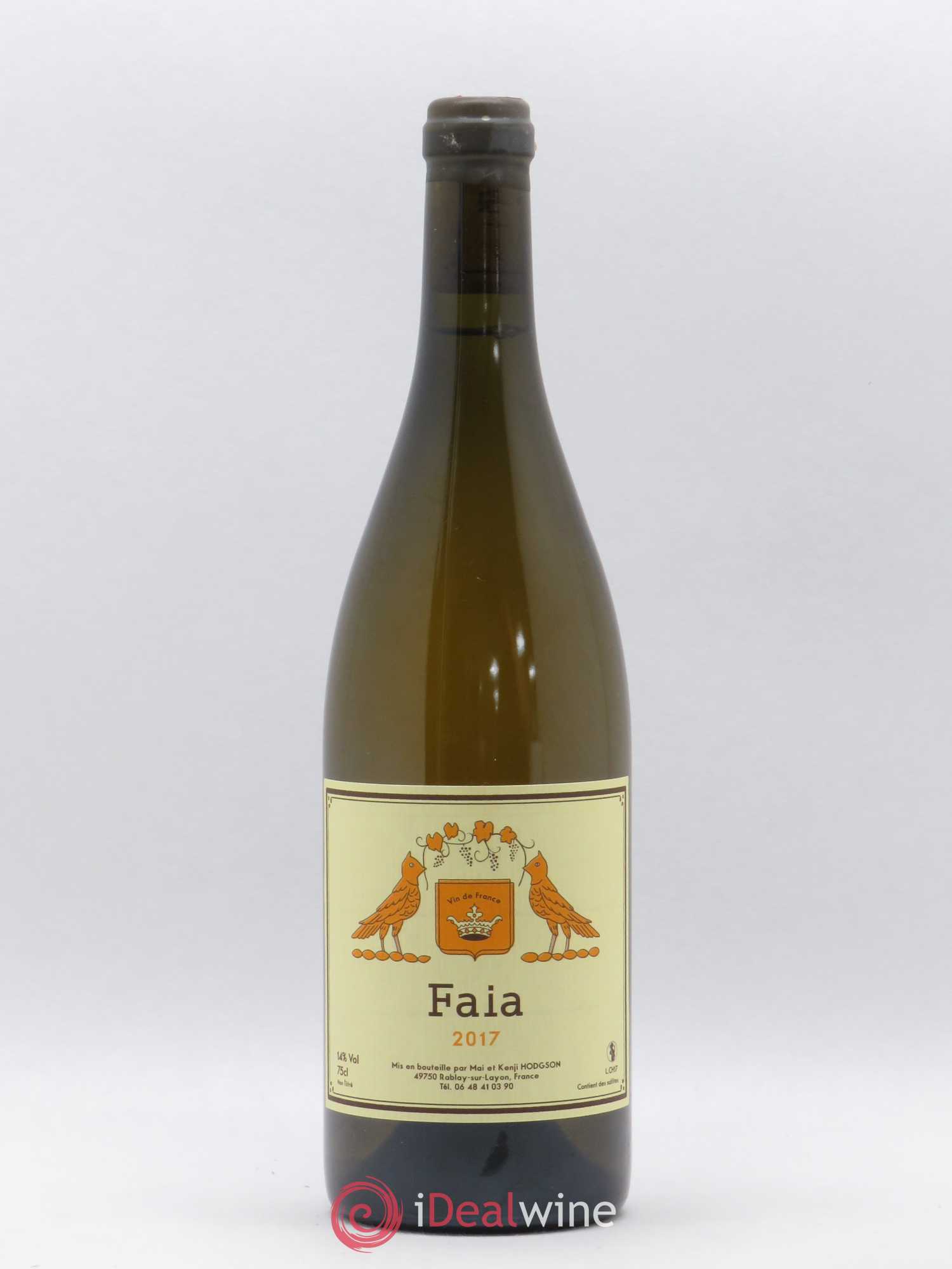 Vin de France Faia Mai & Kenji Hodgson 2017 - Lot de 1 bouteille - 0