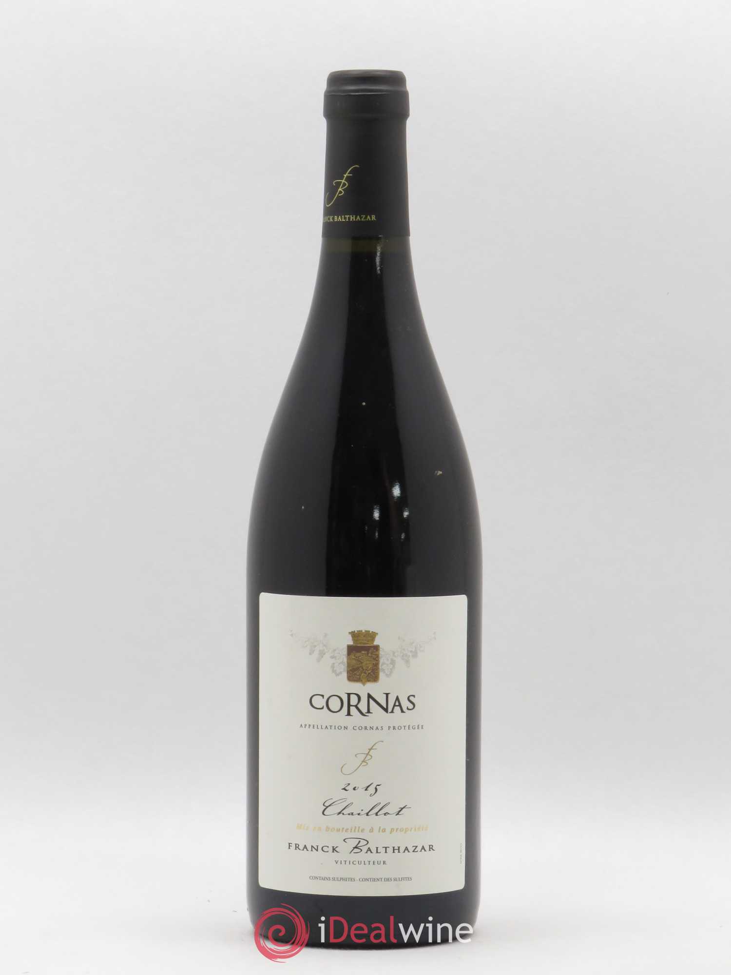 Cornas Chaillot Franck Balthazar (Domaine) 2015 - Lot de 1 bouteille - 0