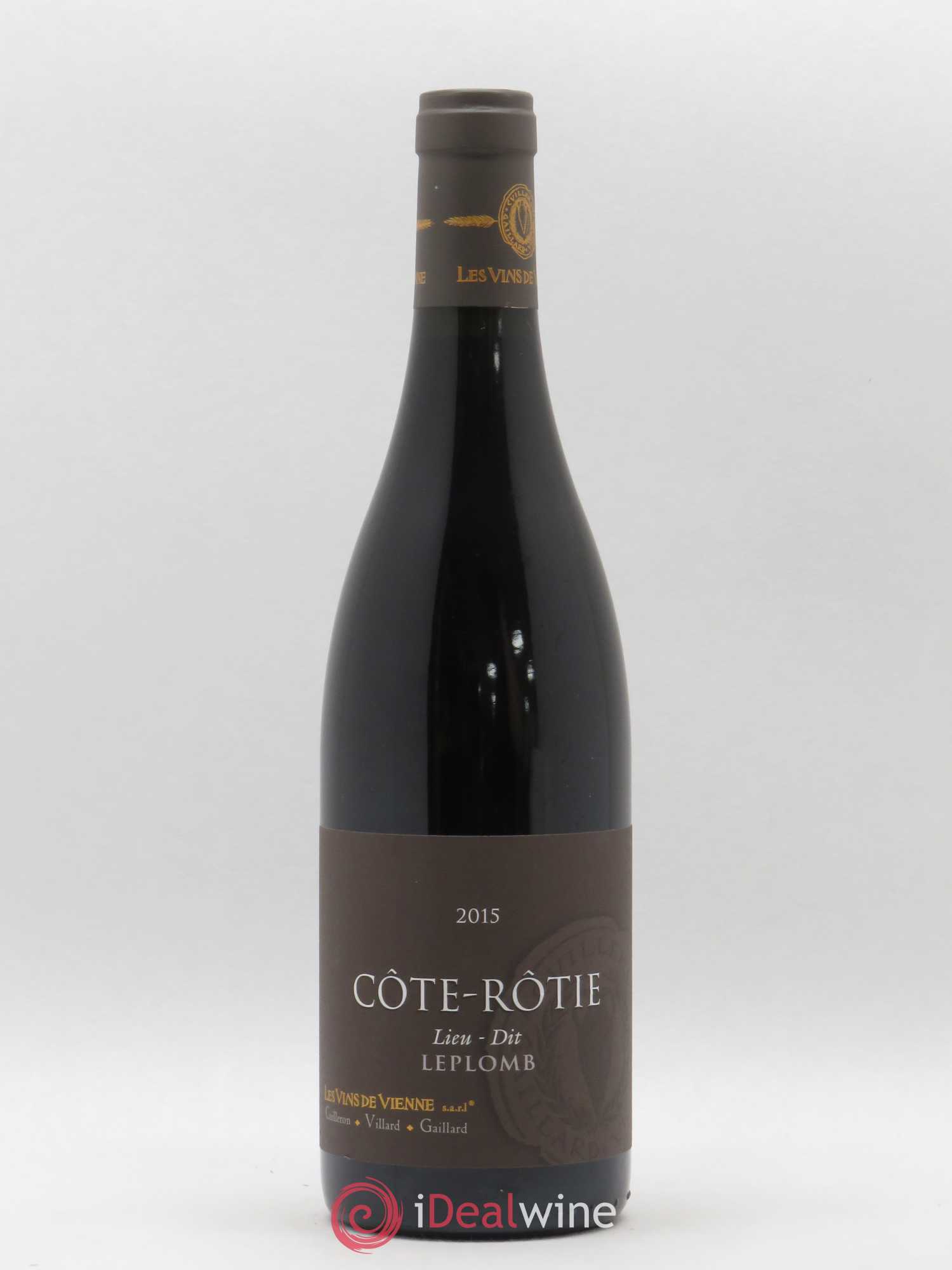 Côte-Rôtie Leplomb Vins de Vienne 2015 - Posten von 1 Flasche - 0