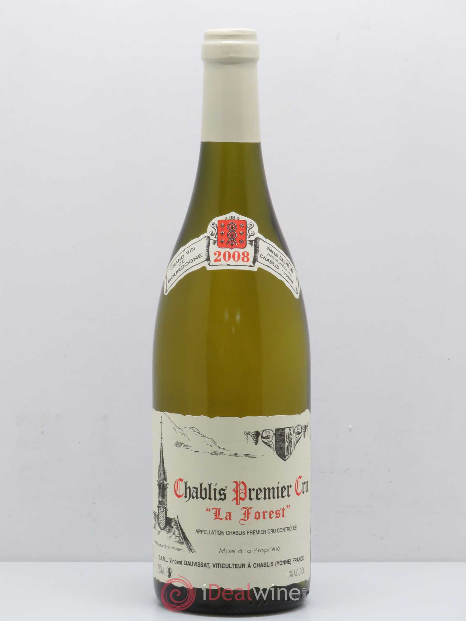 Chablis 1er Cru La Forest Vincent Dauvissat (Domaine) 2008 - Lot de 1 bouteille - 0
