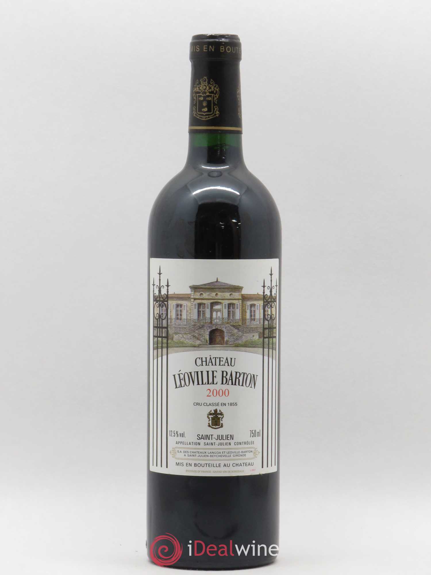 Château Léoville Barton 2ème Grand Cru Classé 2000 - Lot de 1 bouteille - 0