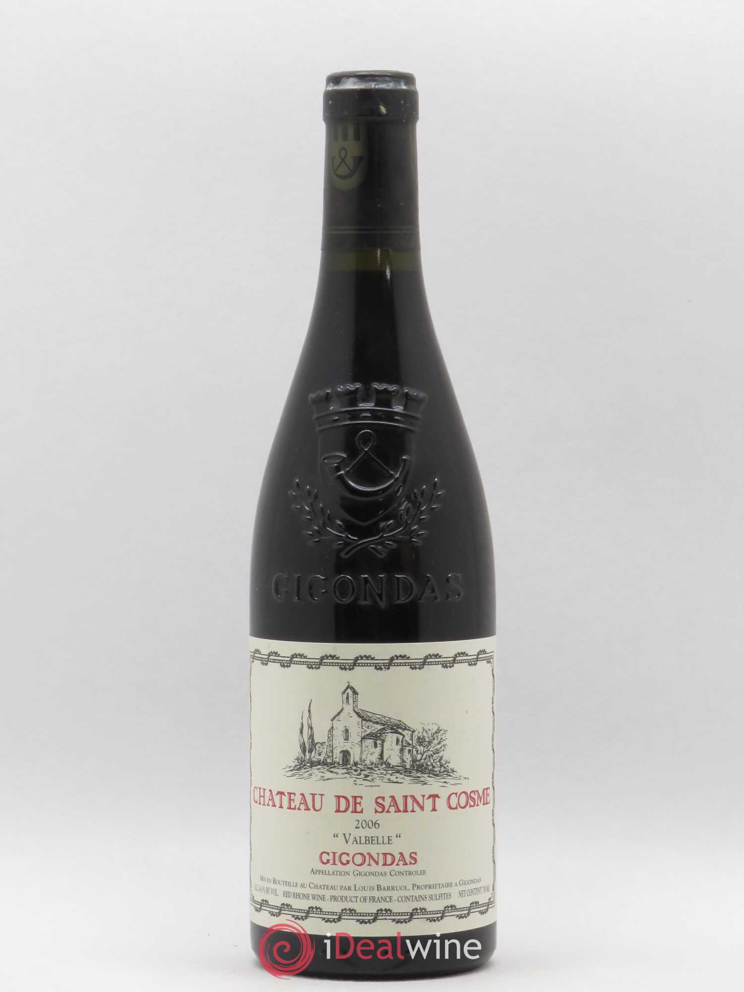 Gigondas Valbelle Saint Cosme 2006 - Lot de 1 bouteille - 0