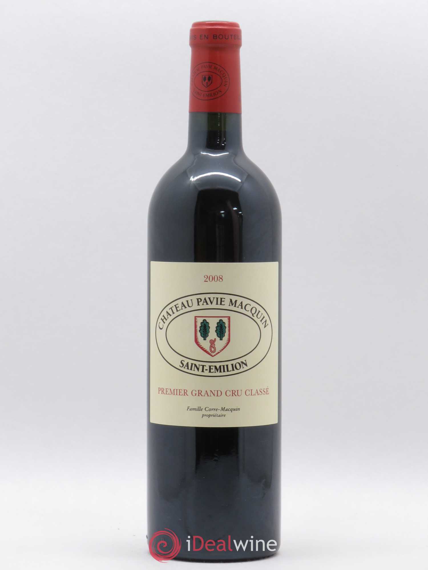 Château Pavie Macquin 1er Grand Cru Classé B 2008 - Lot de 1 bouteille - 0
